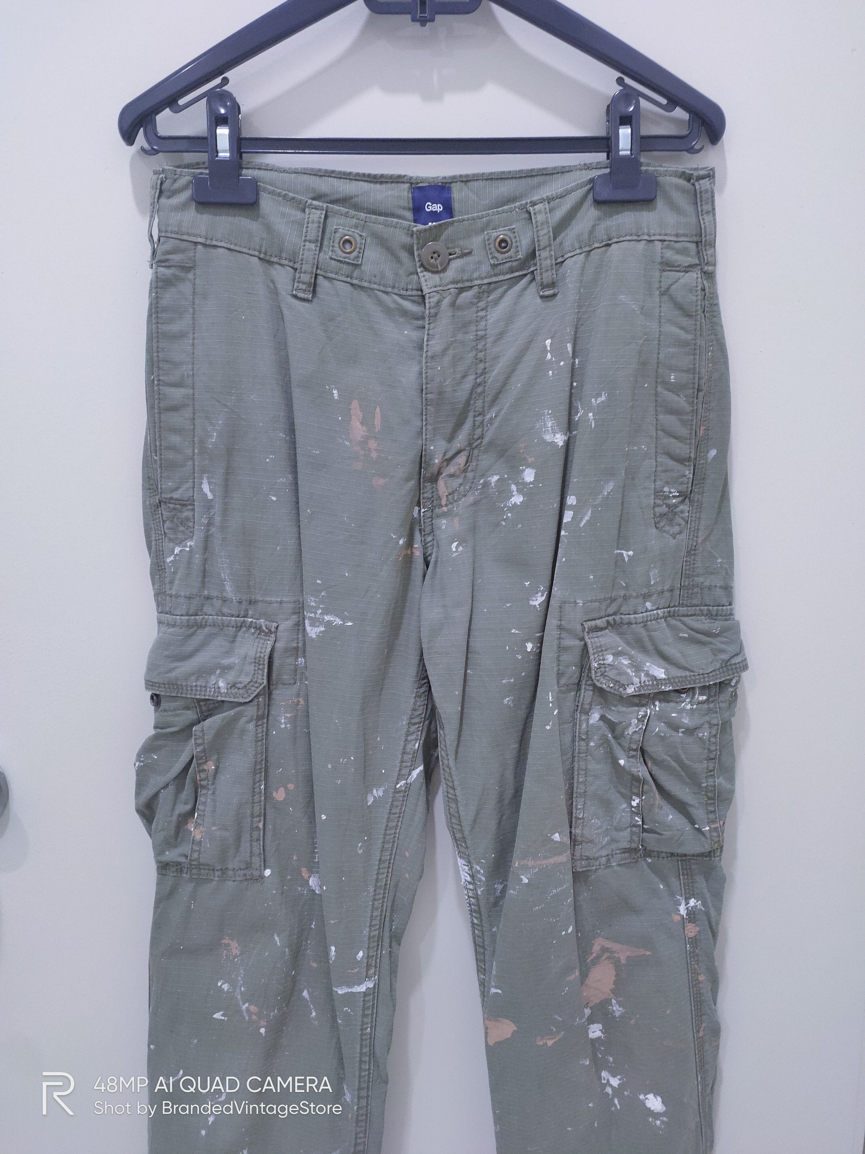 Gap GAP Artist Painter Style Multipocket Tactical Art CargoPant Size US 30 / EU 46 - 4 Thumbnail