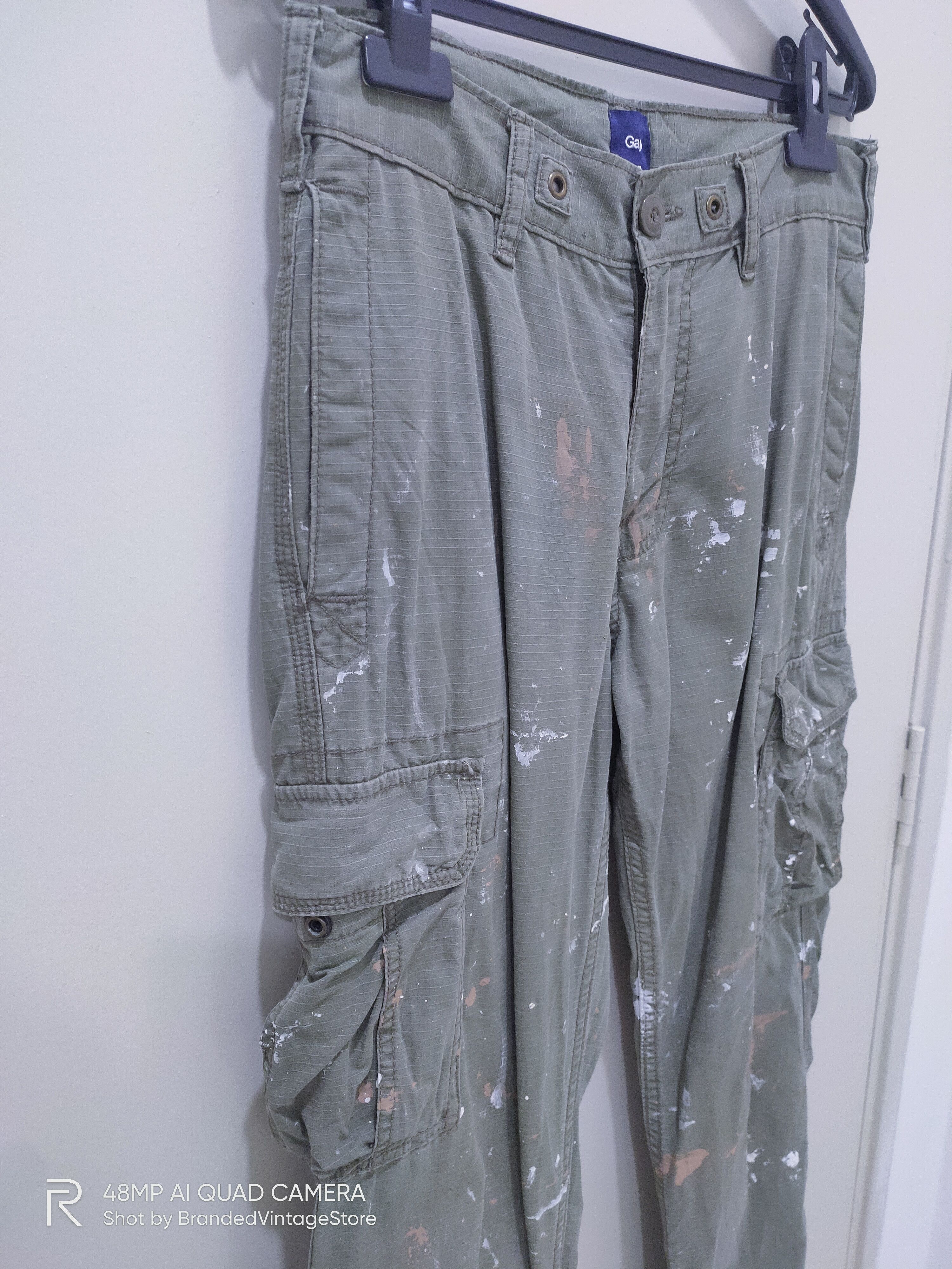Gap GAP Artist Painter Style Multipocket Tactical Art CargoPant Size US 30 / EU 46 - 6 Thumbnail