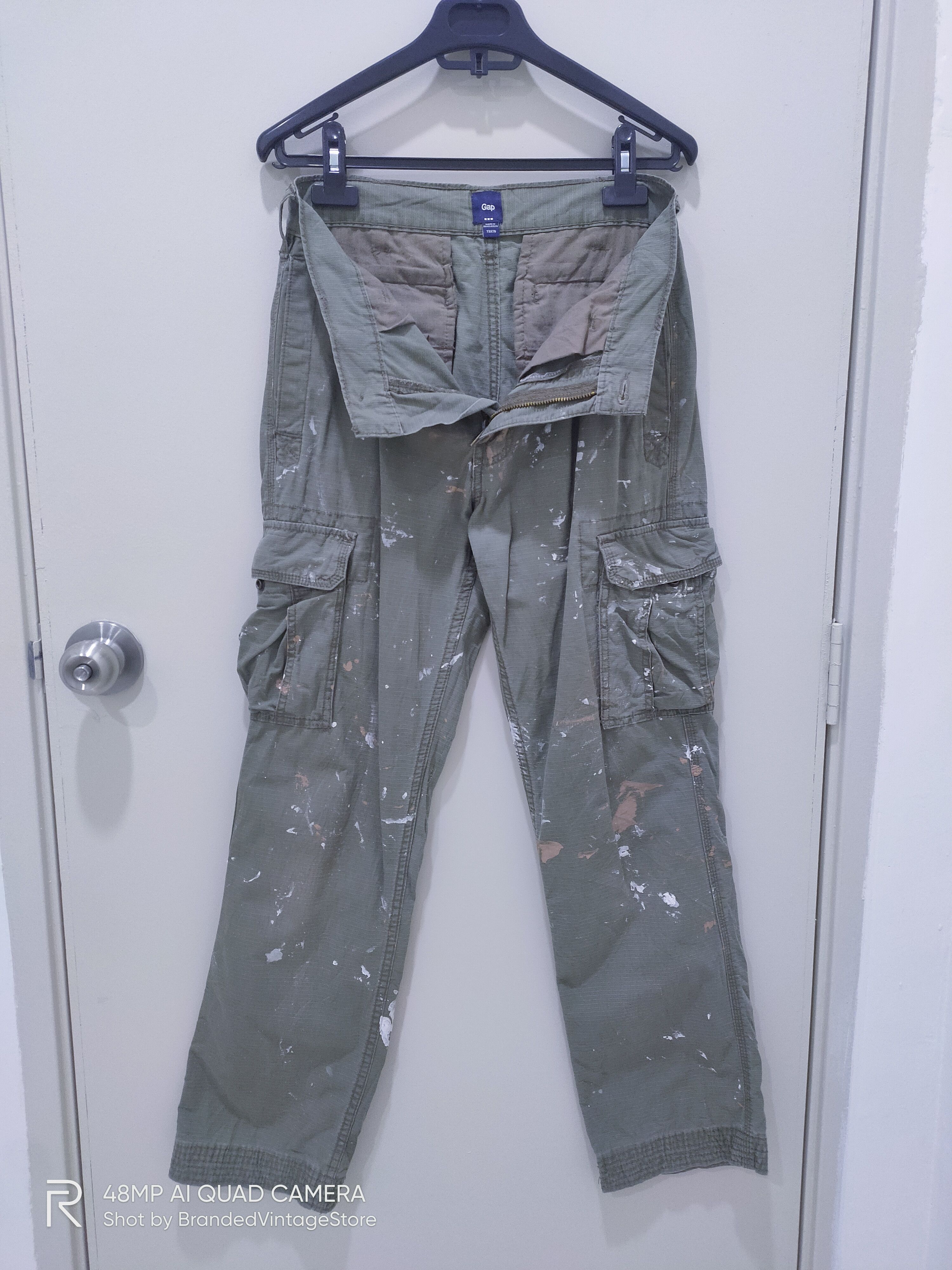 Gap GAP Artist Painter Style Multipocket Tactical Art CargoPant Size US 30 / EU 46 - 3 Thumbnail