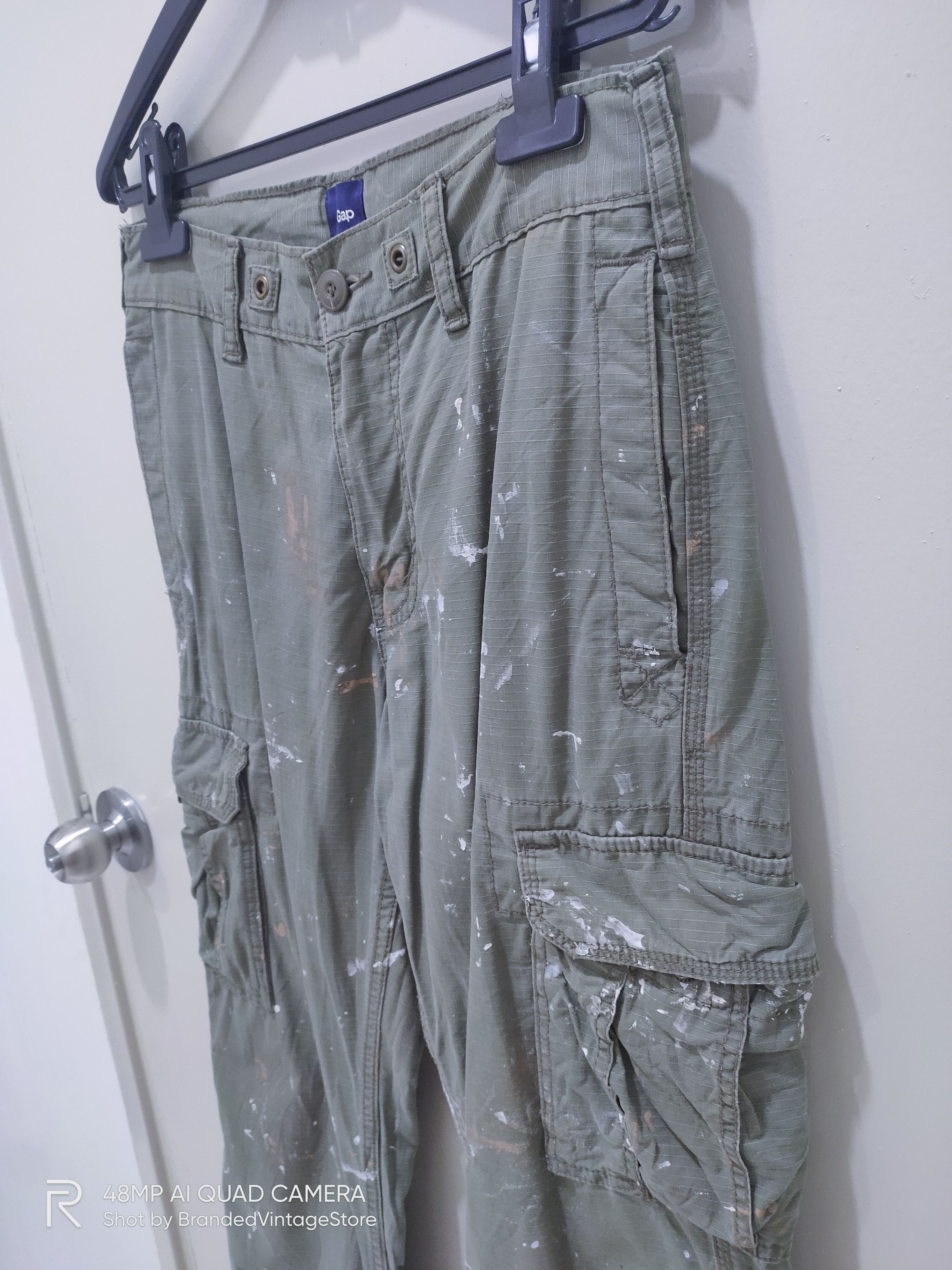 Gap GAP Artist Painter Style Multipocket Tactical Art CargoPant Size US 30 / EU 46 - 8 Thumbnail