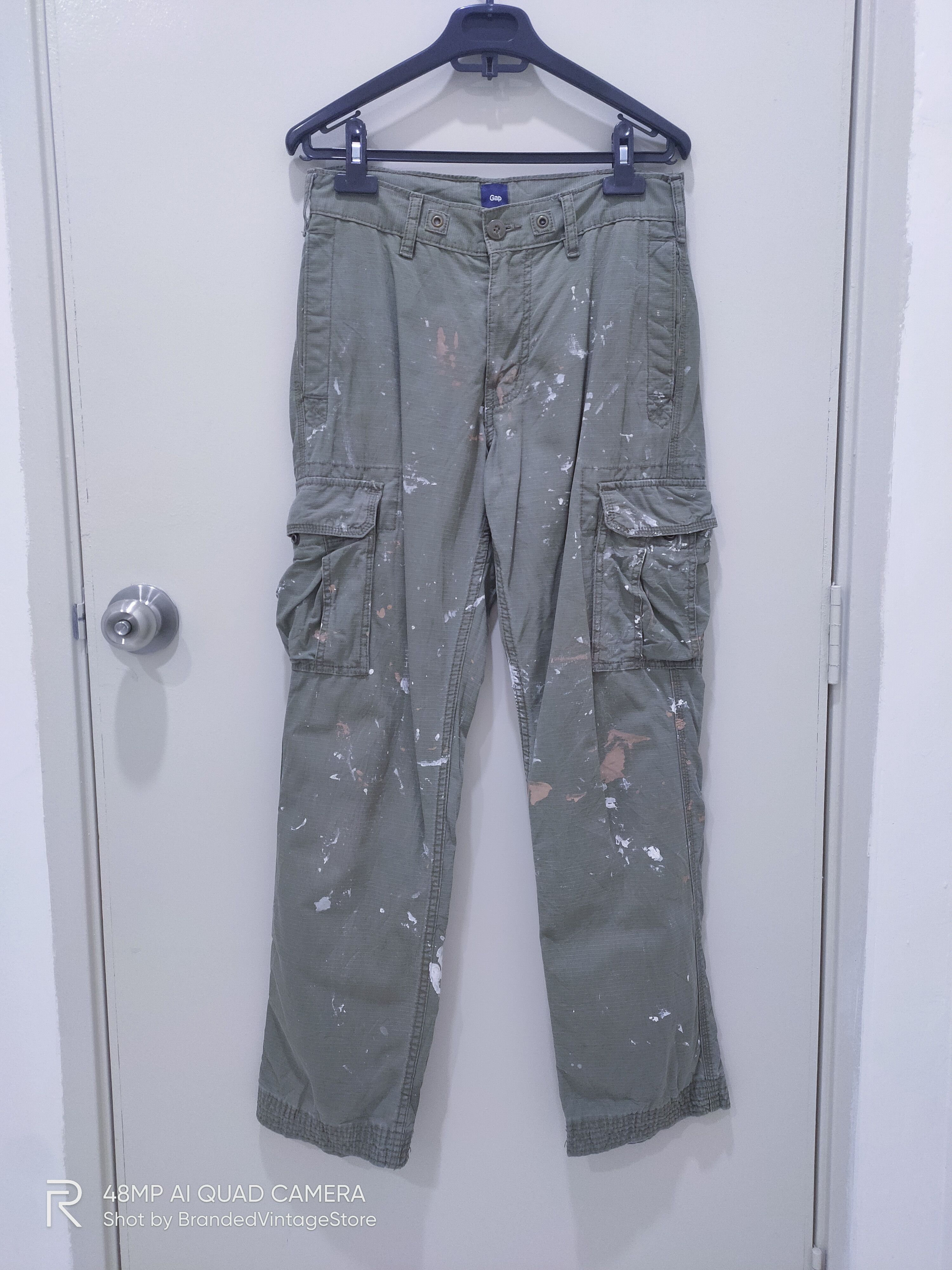 Gap GAP Artist Painter Style Multipocket Tactical Art CargoPant Size US 30 / EU 46 - 1 Thumbnail