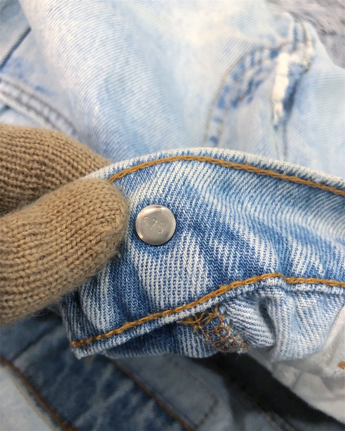 Levi's Rare Vintage Levi’s 505 Orange Tab Denim Jeans Size US 30 / EU 46 - 16 Thumbnail