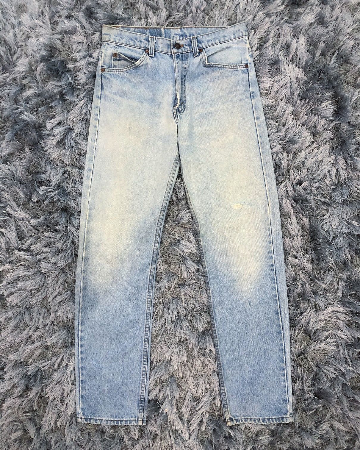 image of Levis x Made In USA Vintage Levi’S 505 Orange Tab Denim Jeans in Blue, Men's (Size 30)