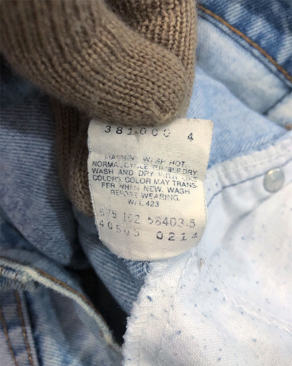 Levi's Rare Vintage Levi’s 505 Orange Tab Denim Jeans Size US 30 / EU 46 - 15 Thumbnail