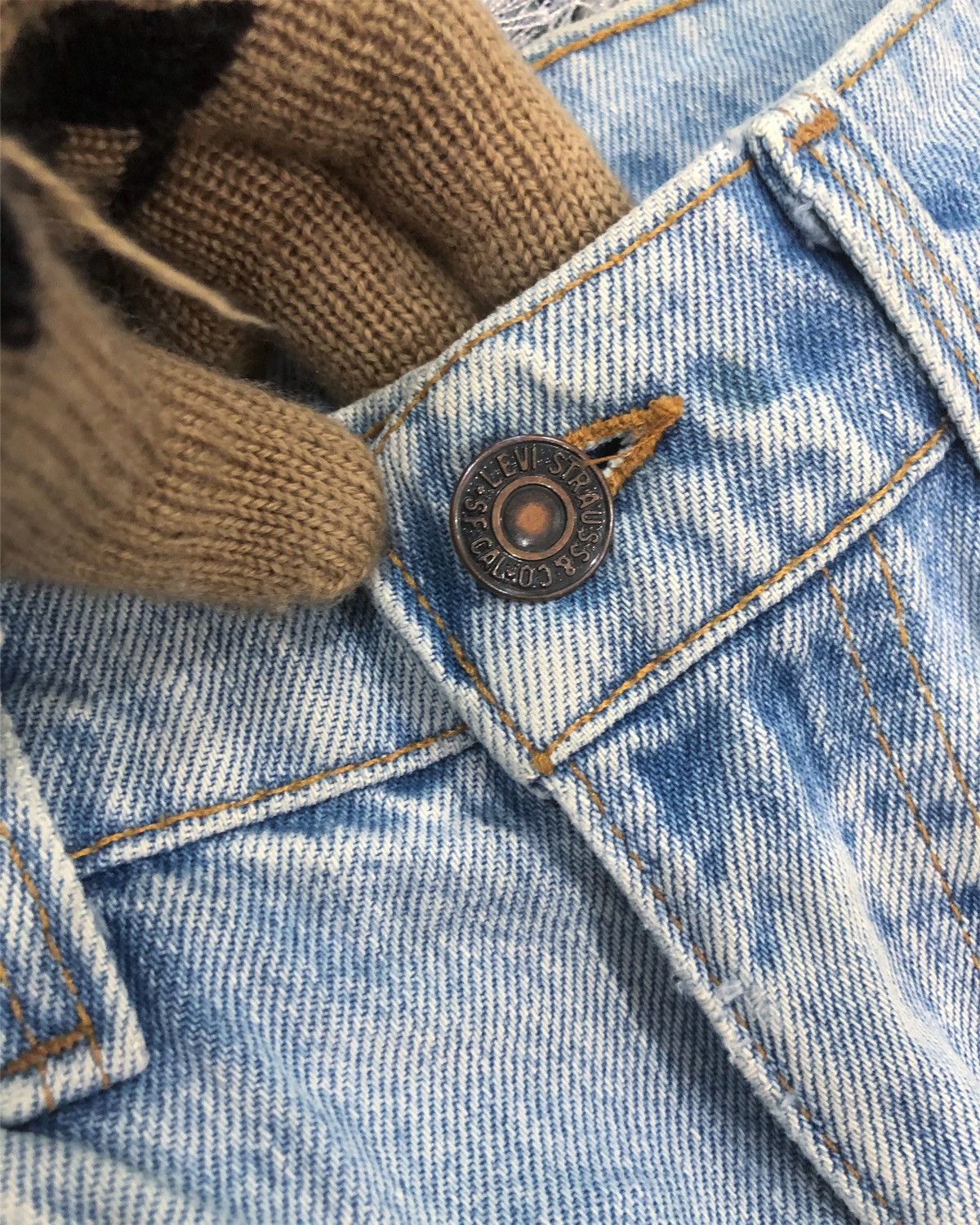 Levi's Rare Vintage Levi’s 505 Orange Tab Denim Jeans Size US 30 / EU 46 - 4 Thumbnail