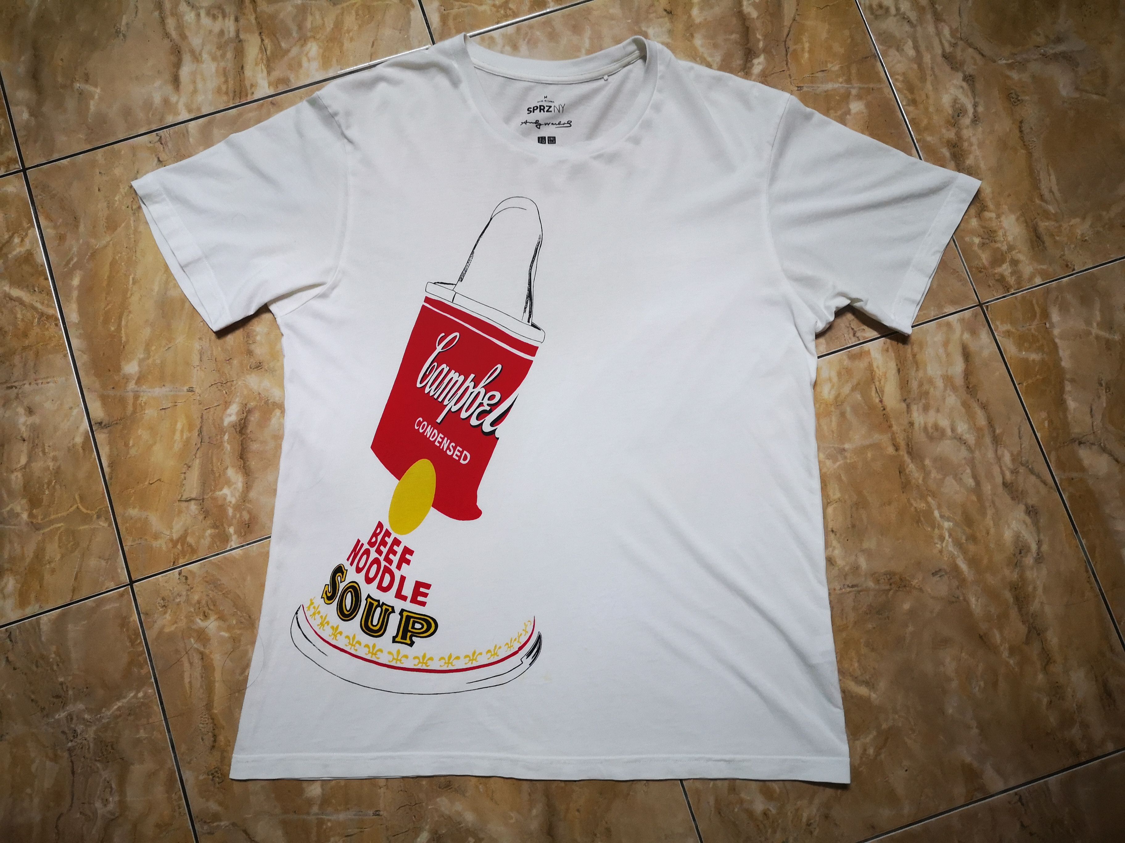 Andy Warhol × Uniqlo Andy Warhol Campbell Beef Noodle Soup Size US M / EU 48-50 / 2 - 1 Thumbnail