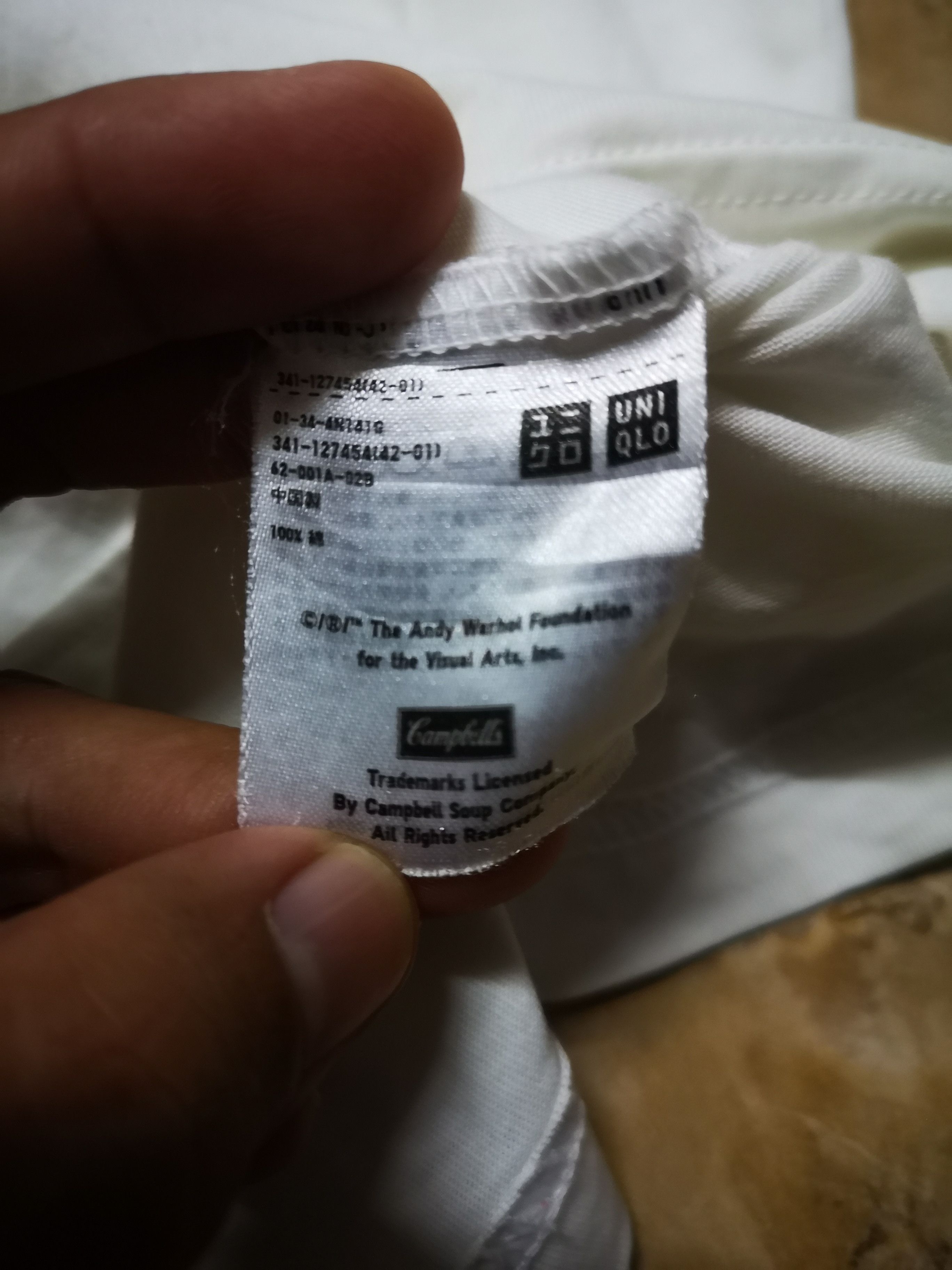 Andy Warhol × Uniqlo Andy Warhol Campbell Beef Noodle Soup Size US M / EU 48-50 / 2 - 4 Thumbnail