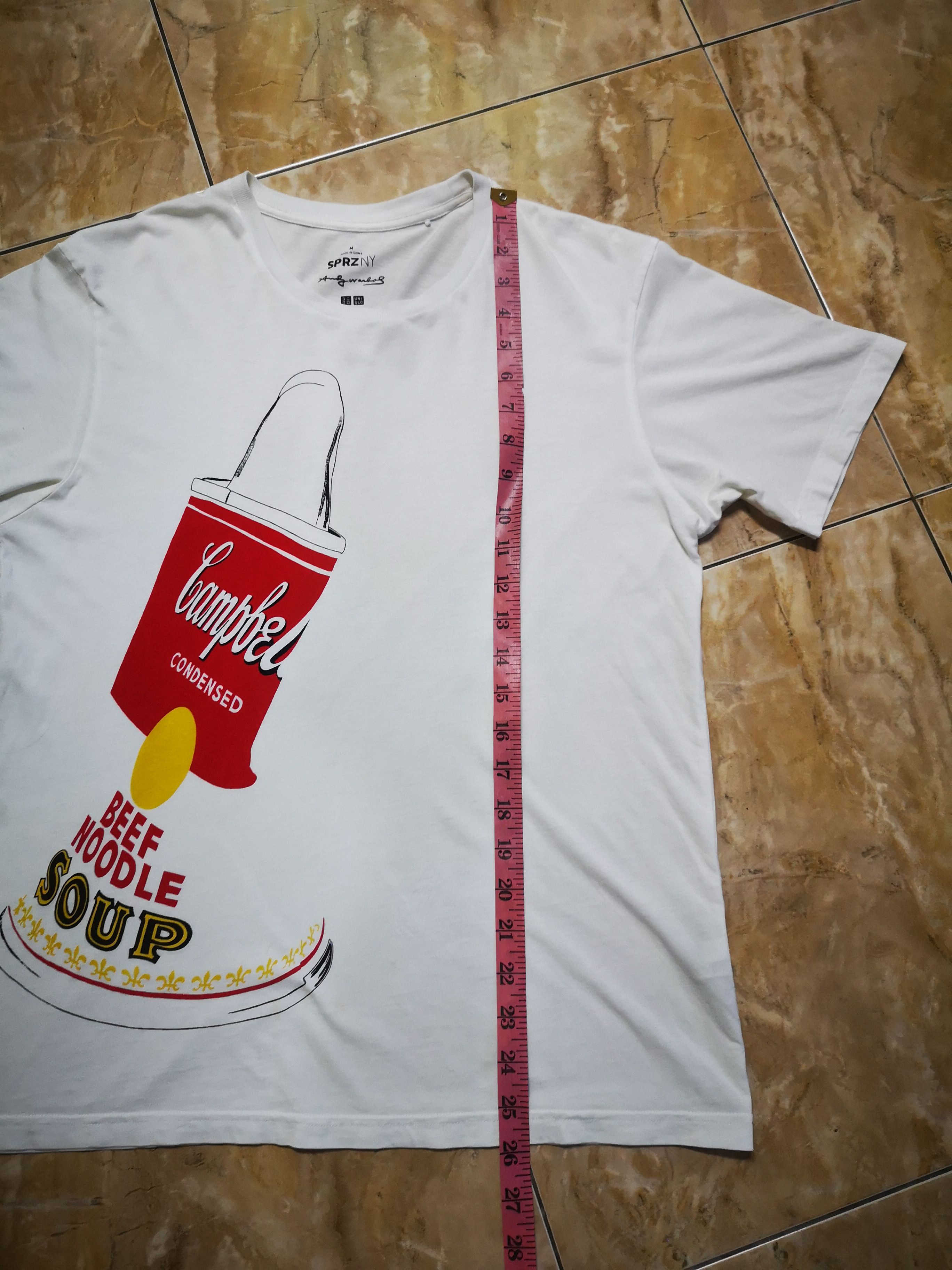 Andy Warhol × Uniqlo Andy Warhol Campbell Beef Noodle Soup Size US M / EU 48-50 / 2 - 6 Thumbnail