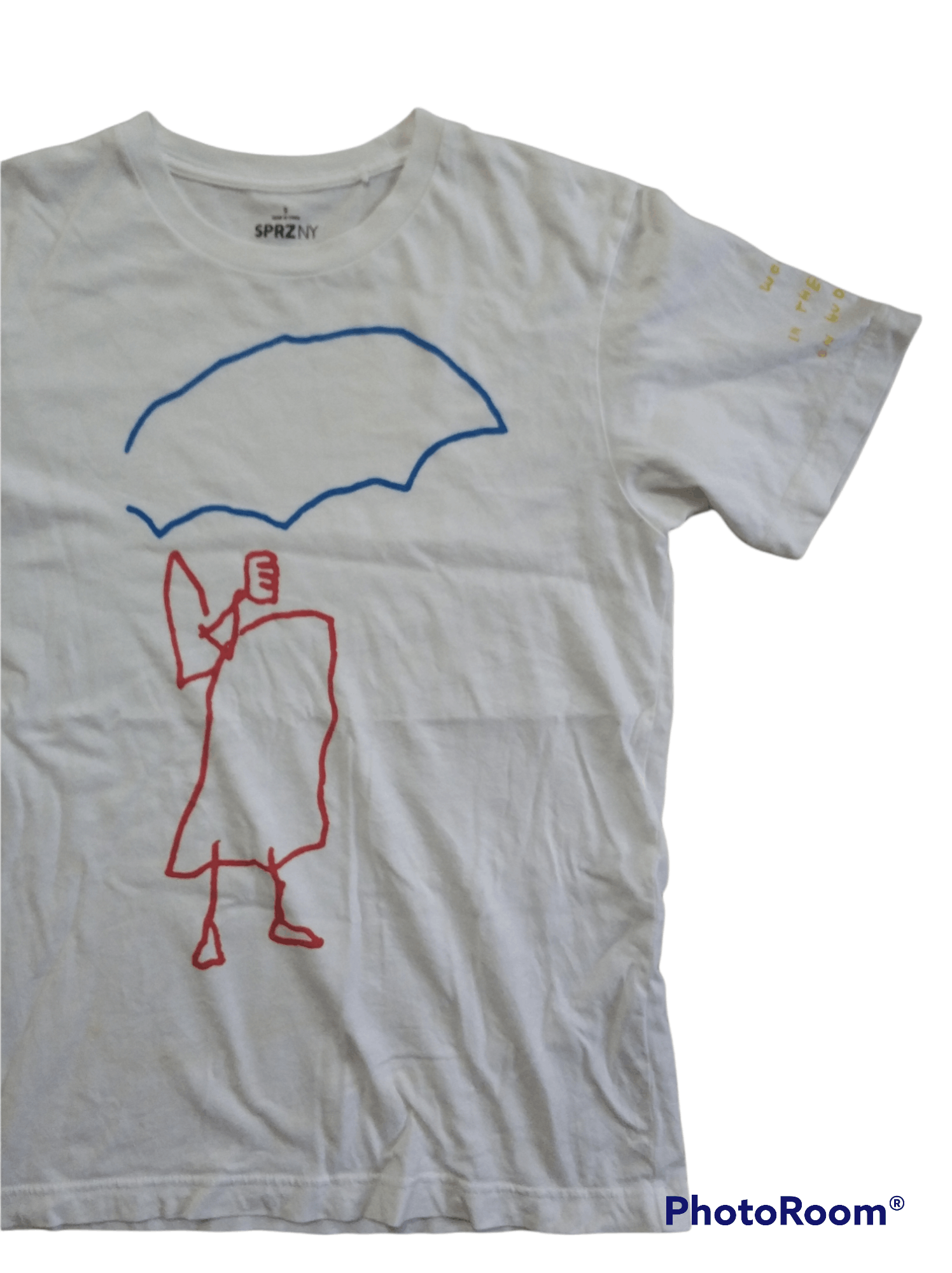 Japanese Brand 🔥Vintage Jason Polan x Uniqlo White Tees Size US S / EU 44-46 / 1 - 2 Thumbnail