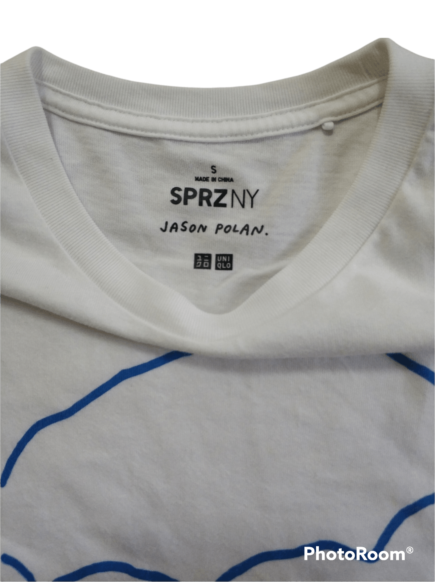 Japanese Brand 🔥Vintage Jason Polan x Uniqlo White Tees Size US S / EU 44-46 / 1 - 4 Thumbnail