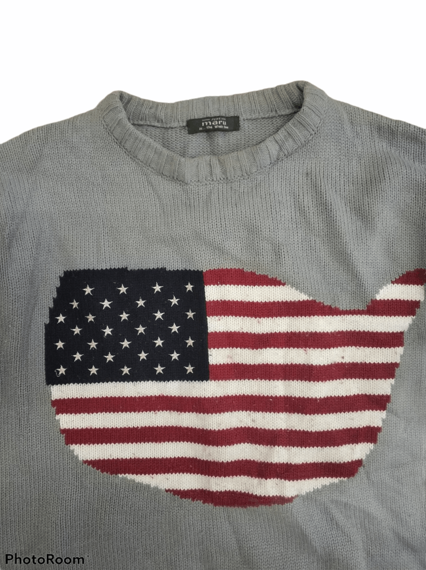 Japanese Brand 🔥Vintage Juni Maru Crewneck Sweatshirt Knitwear Size US M / EU 48-50 / 2 - 4 Thumbnail