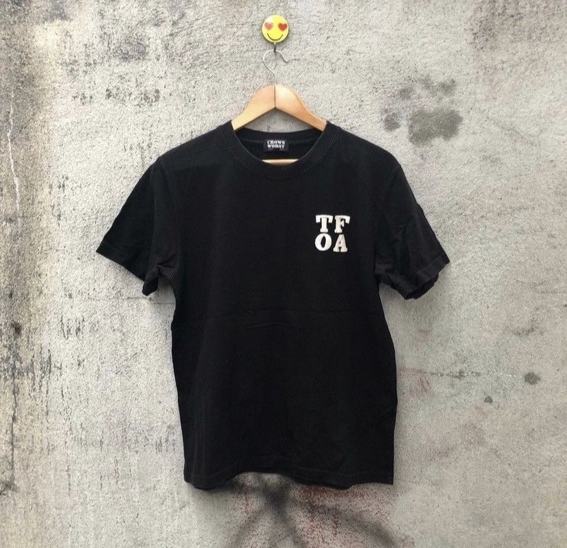 Japanese Brand Tfoa hiroshi takahashi crow worst tshirt Size US M / EU 48-50 / 2 - 2 Thumbnail