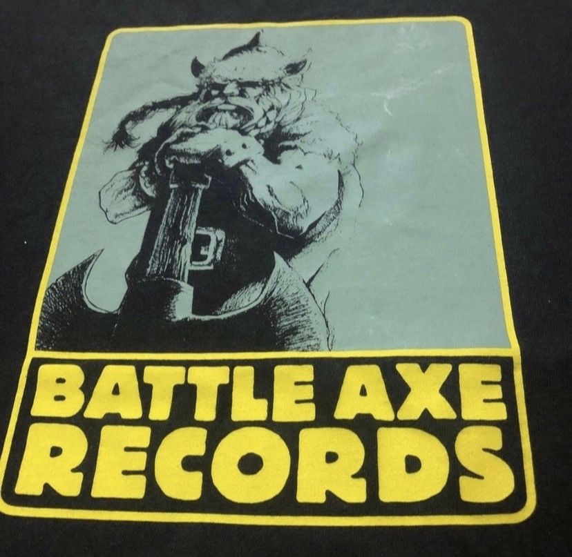 Band Tees Vintage battle axe records tshirt Size US M / EU 48-50 / 2 - 2 Thumbnail