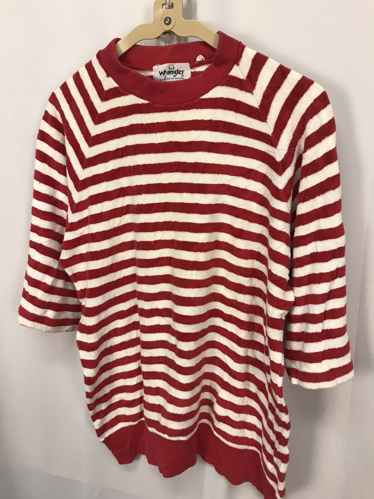 Vintage × Wrangler Vintage stripe short sleeve sweatshirt by wrangler Size US M / EU 48-50 / 2 - 6 Thumbnail