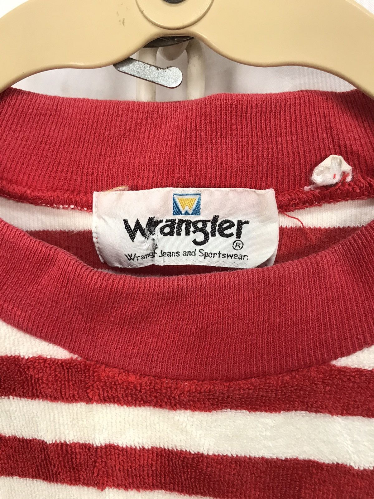 Vintage × Wrangler Vintage stripe short sleeve sweatshirt by wrangler Size US M / EU 48-50 / 2 - 3 Thumbnail