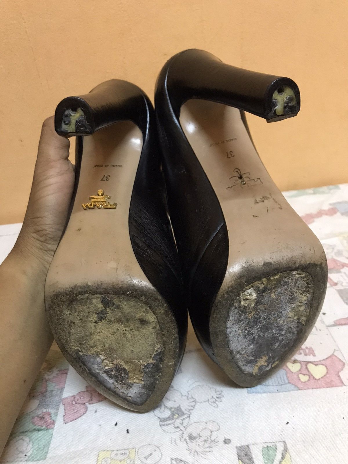 Prada ‼️PRADA HIGH HEELED SIZE 37 Size US 6 / IT 36 - 7 Thumbnail