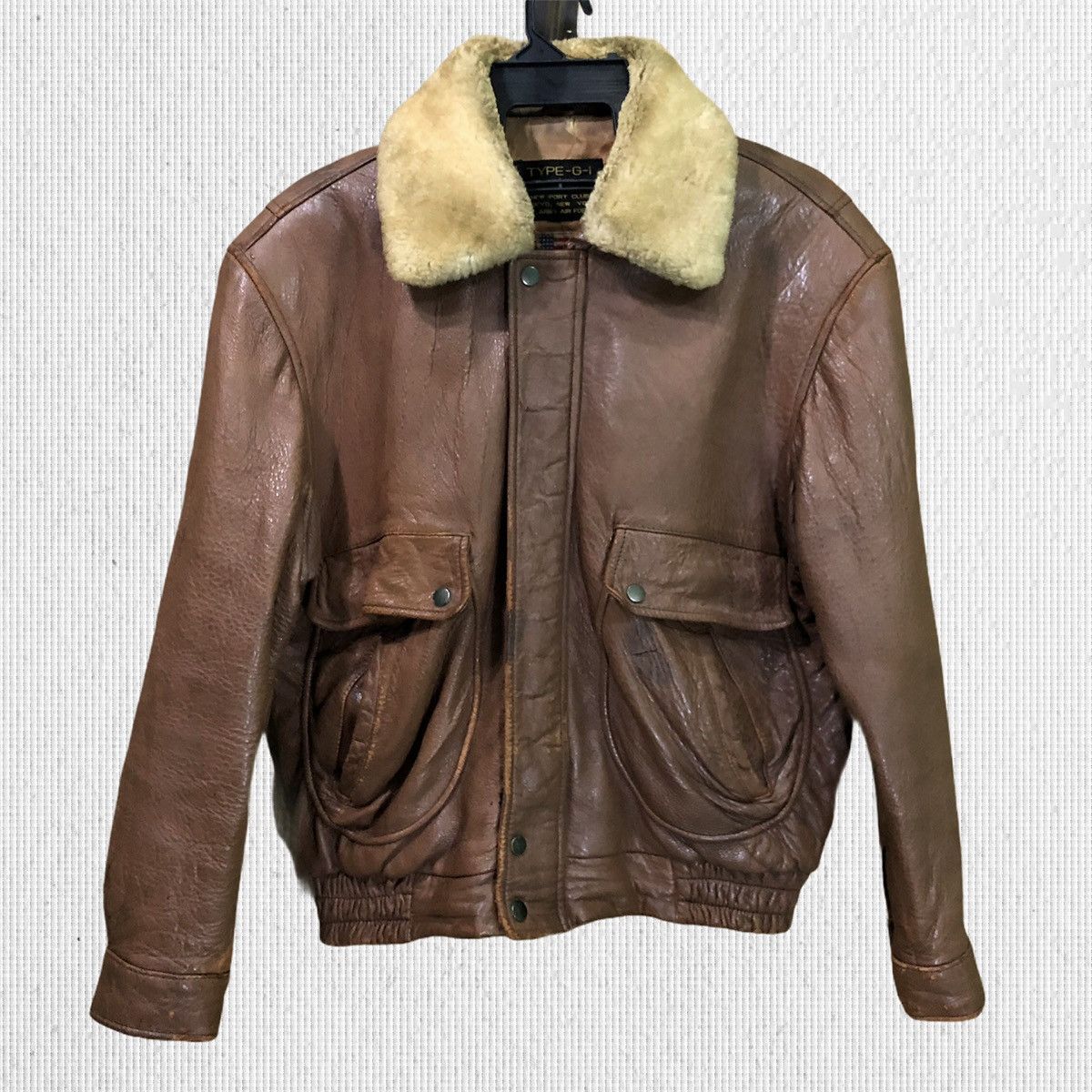 Vintage Vintage U.S Army Air Forces G1 Bomber Leather Jacket Size US M / EU 48-50 / 2 - 1 Thumbnail