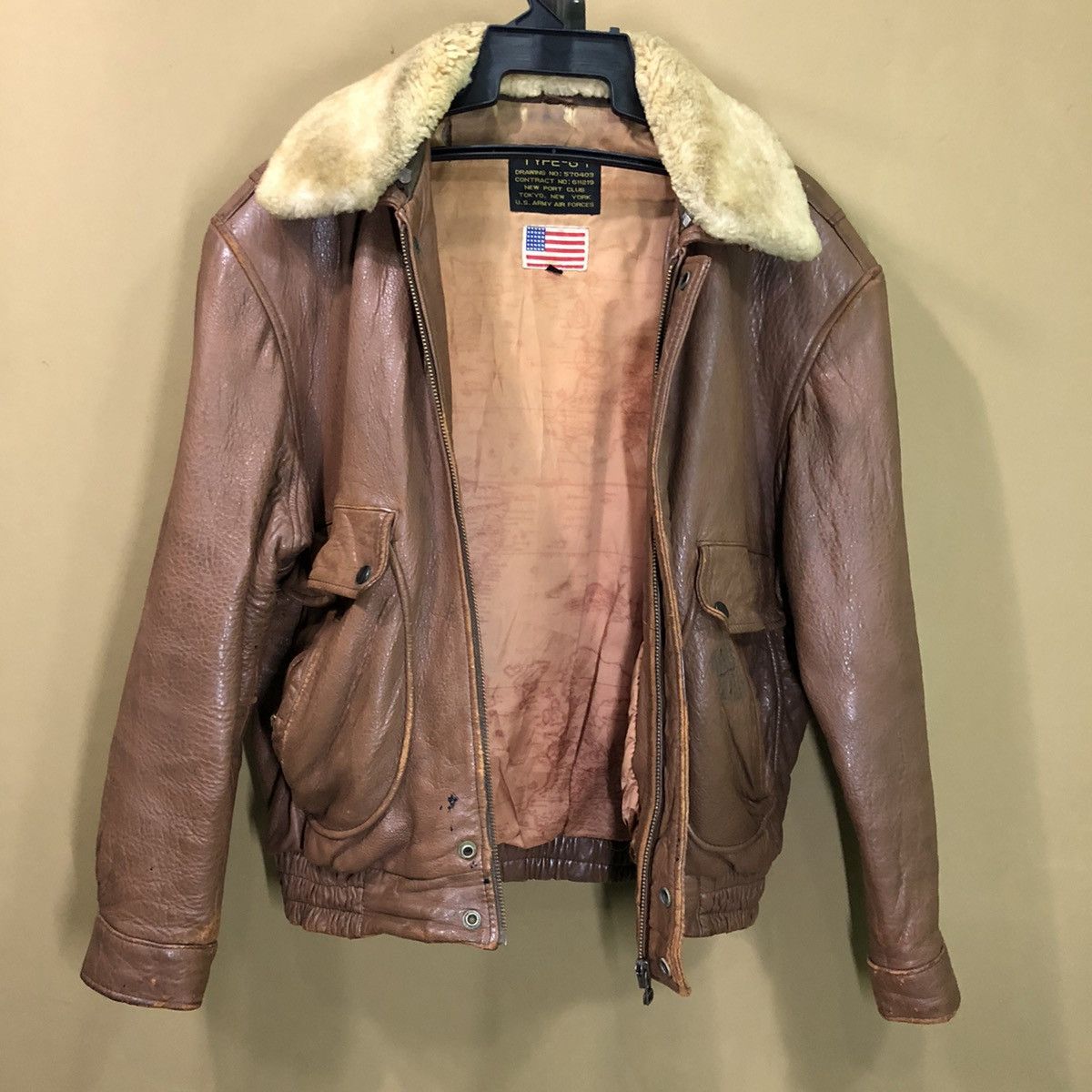 Vintage Vintage U.S Army Air Forces G1 Bomber Leather Jacket Size US M / EU 48-50 / 2 - 11 Thumbnail