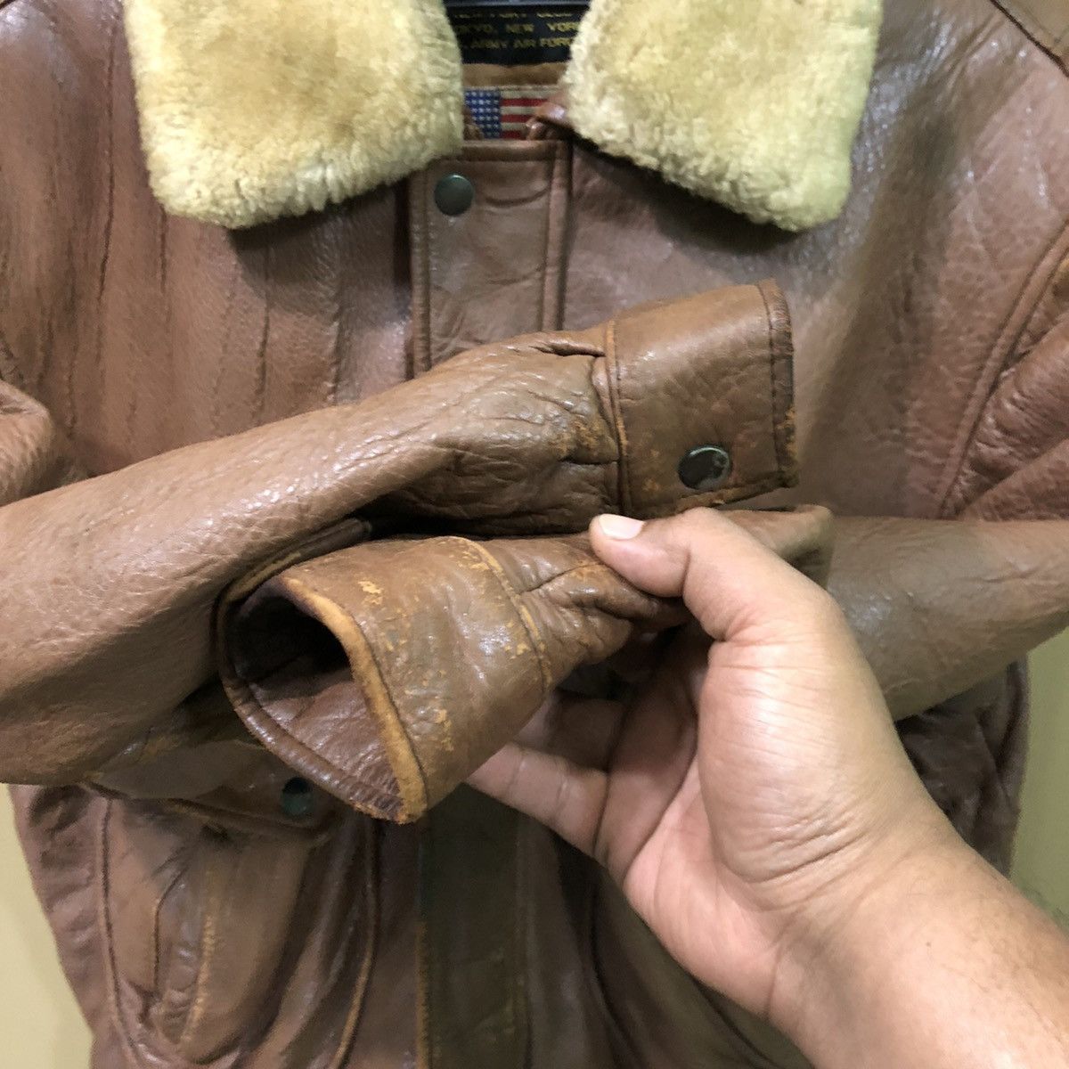 Vintage Vintage U.S Army Air Forces G1 Bomber Leather Jacket Size US M / EU 48-50 / 2 - 3 Thumbnail