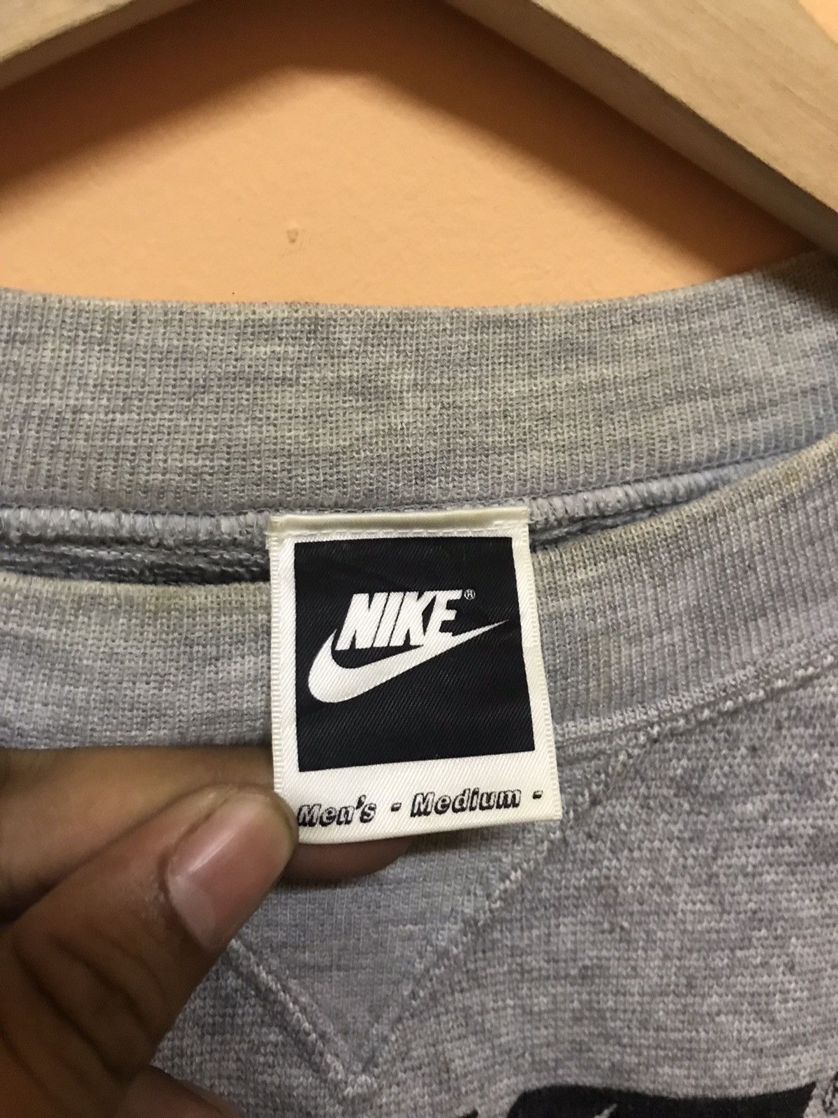 Nike × Vintage ‼️NIKE SPELLOUT SWEATSHIRT‼️ Size US L / EU 52-54 / 3 - 3 Thumbnail