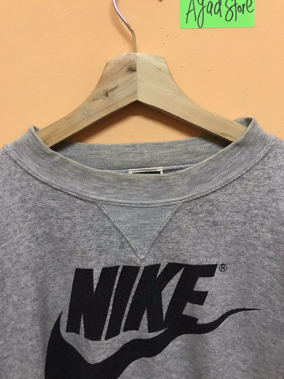 Nike × Vintage ‼️NIKE SPELLOUT SWEATSHIRT‼️ Size US L / EU 52-54 / 3 - 5 Thumbnail