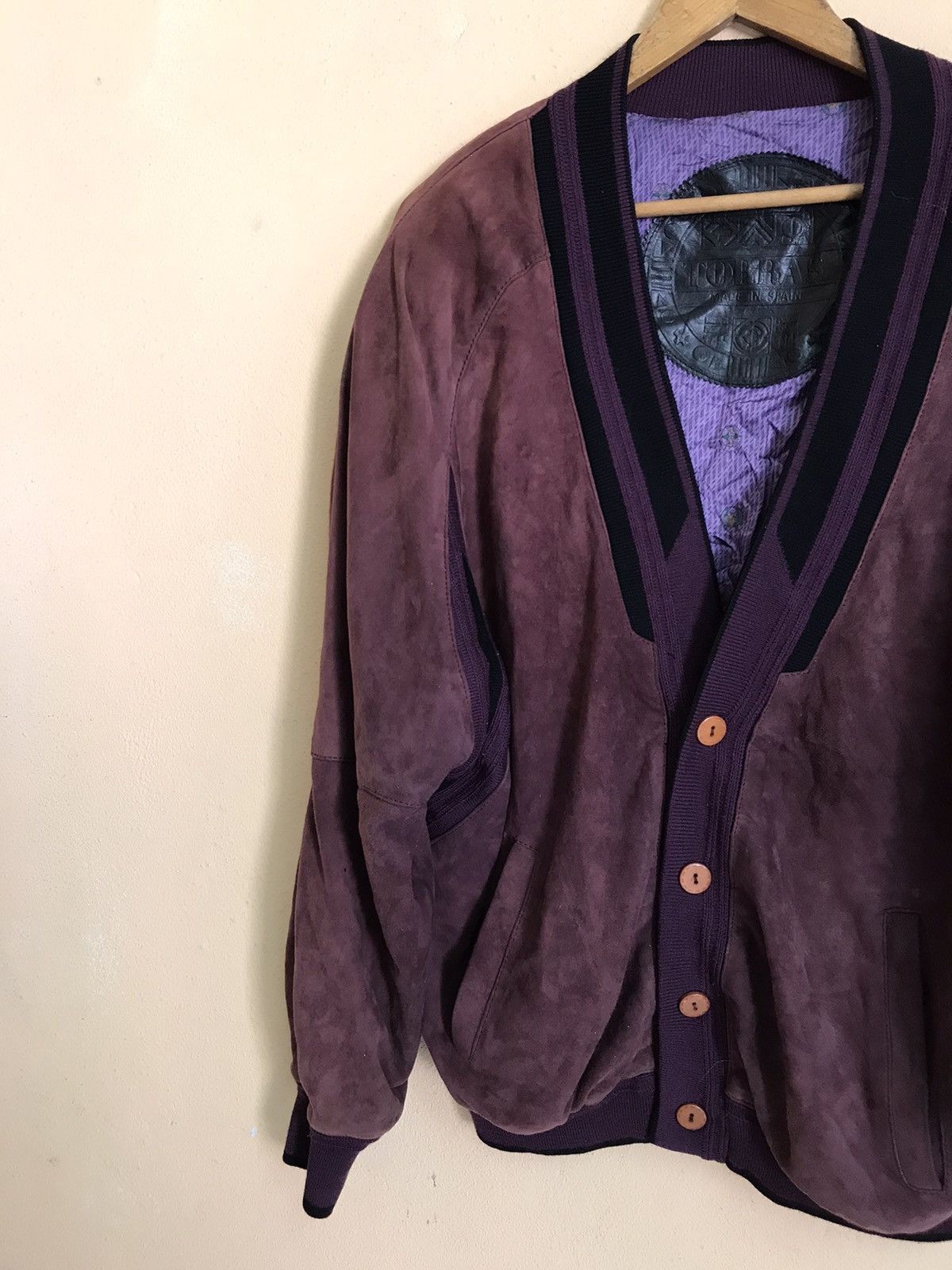 Designer × Torras VINTAGE TORRAS CARDIGAN LIKE LEATHER JACKET PVC Size US L / EU 52-54 / 3 - 7 Thumbnail