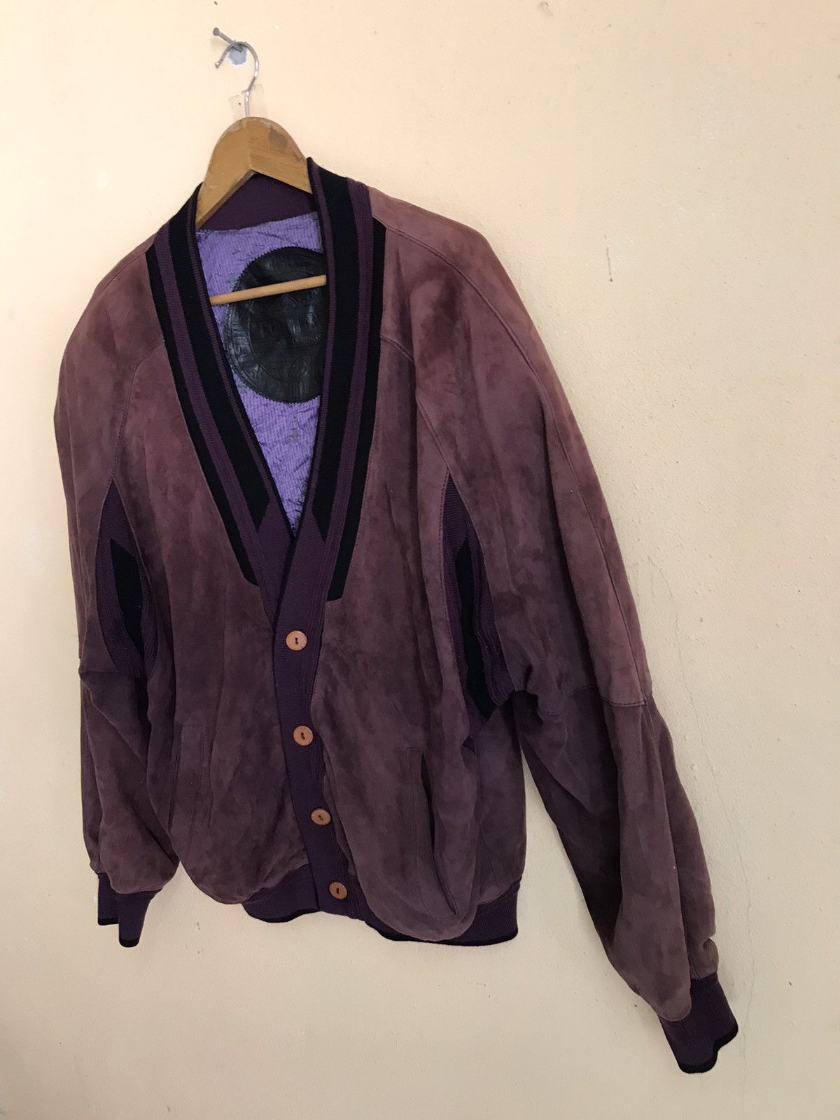 Designer × Torras VINTAGE TORRAS CARDIGAN LIKE LEATHER JACKET PVC Size US L / EU 52-54 / 3 - 4 Thumbnail