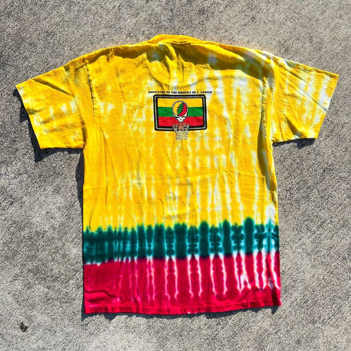 Band Tees × Vintage 🏀90s VERY RARE Autographed Grateful Dead x Lithuania Tee🔥 Size US XL / EU 56 / 4 - 2 Thumbnail