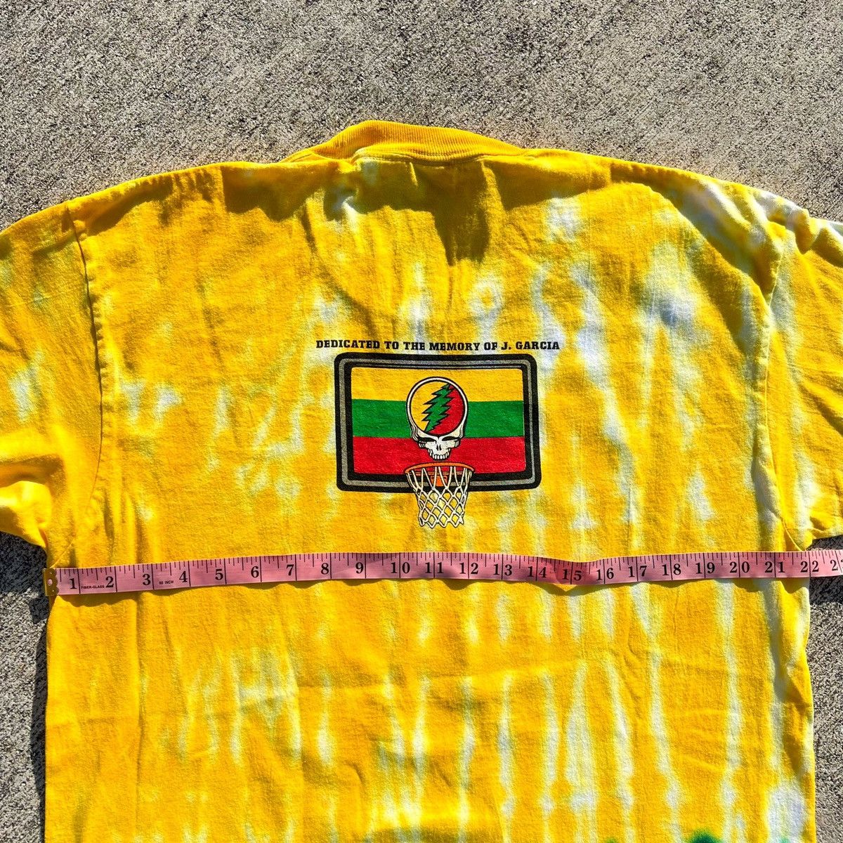 Band Tees × Vintage 🏀90s VERY RARE Autographed Grateful Dead x Lithuania Tee🔥 Size US XL / EU 56 / 4 - 9 Thumbnail