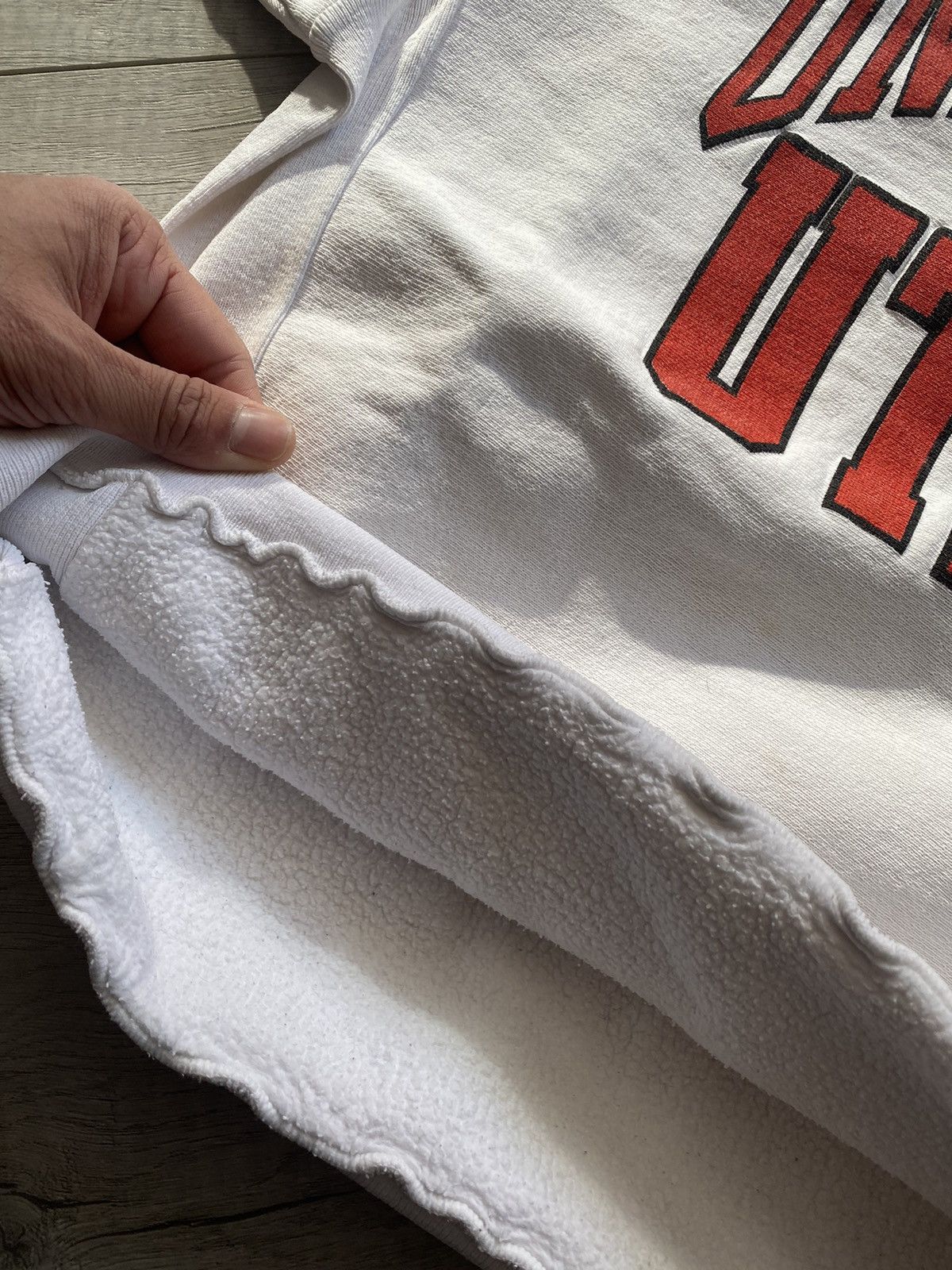NCAA × Vintage Vintage 80s 90s University Of Utah Reverse Weave Sweatshirt Size US L / EU 52-54 / 3 - 8 Thumbnail