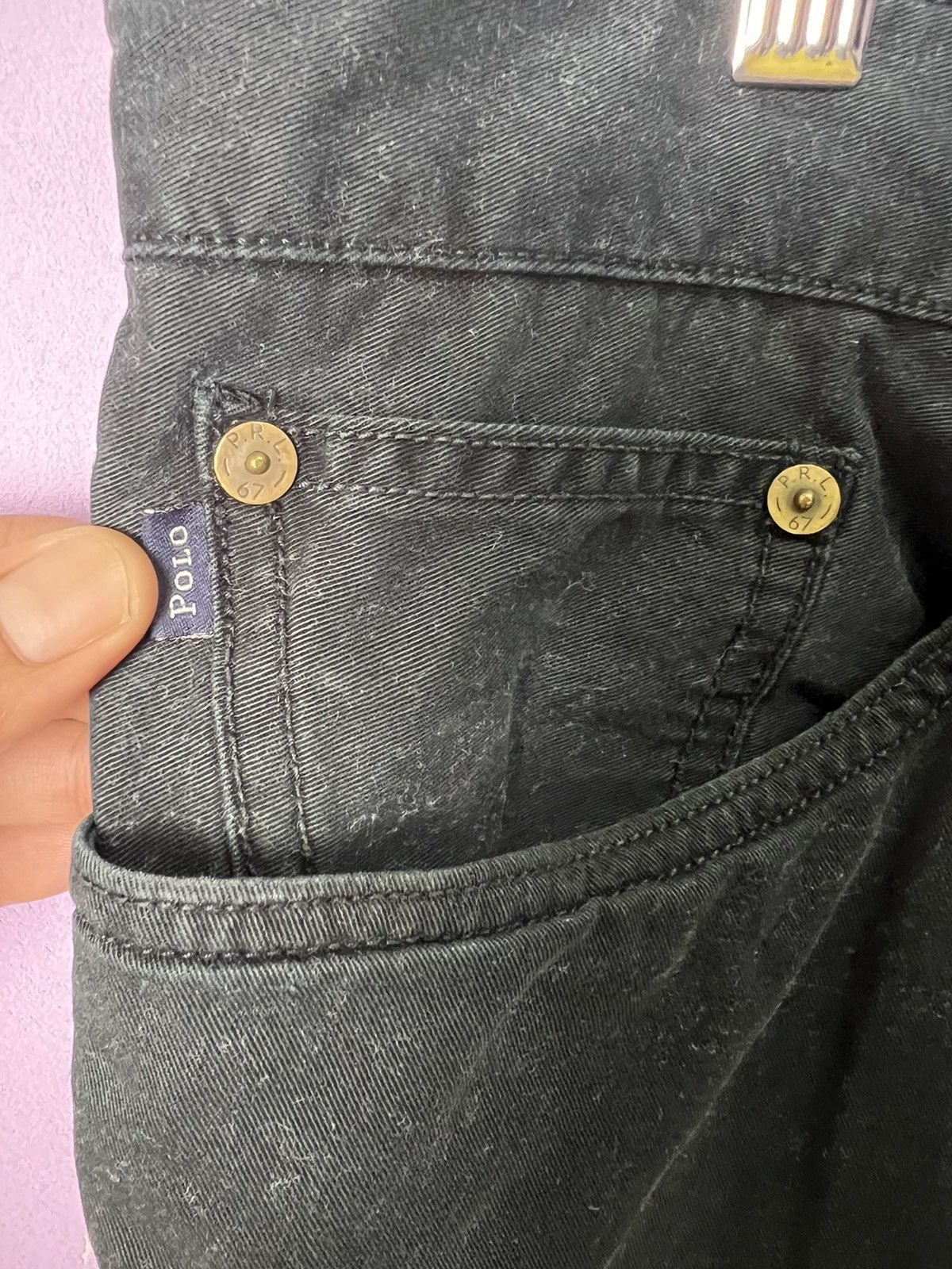 Polo Ralph Lauren 🔥Vintage Black Polo Ralph Lauren Denim Size US 36 / EU 52 - 9 Thumbnail