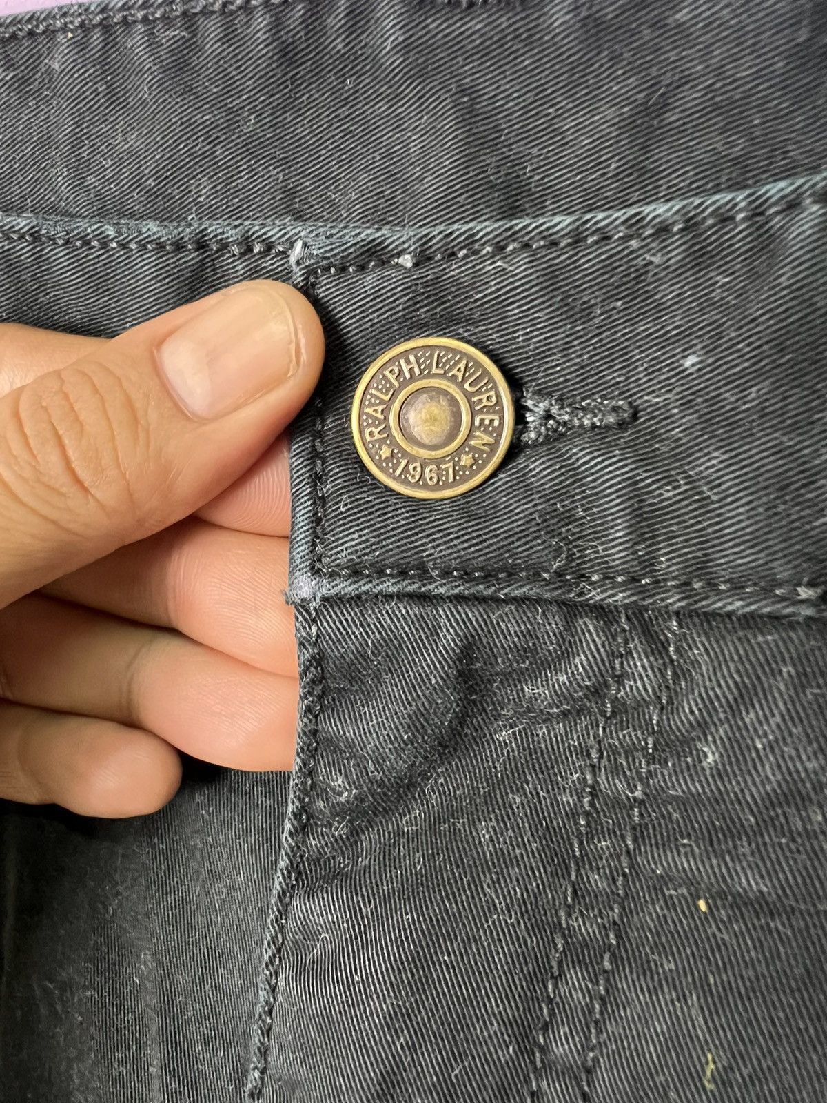 Polo Ralph Lauren 🔥Vintage Black Polo Ralph Lauren Denim Size US 36 / EU 52 - 10 Thumbnail