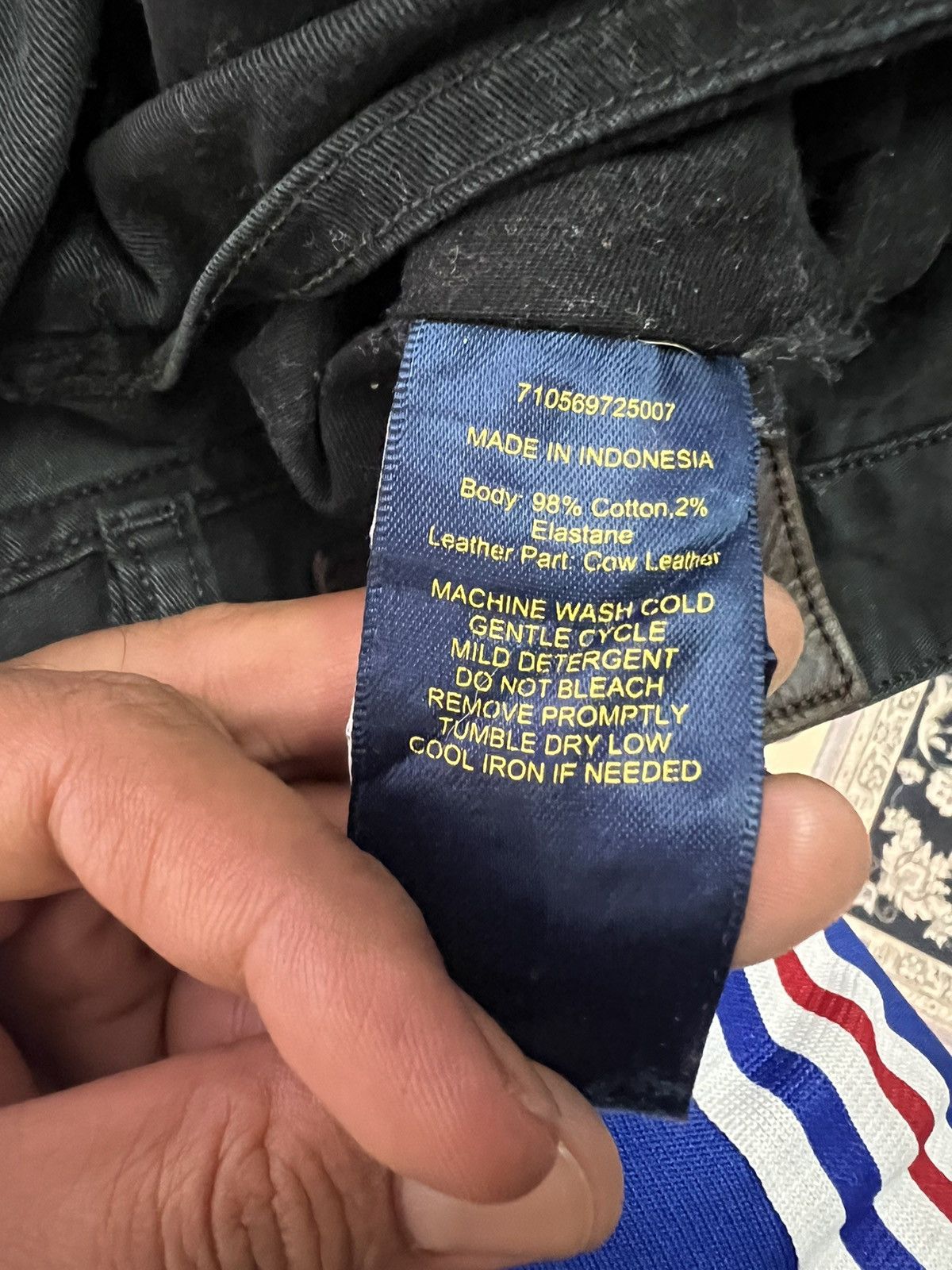 Polo Ralph Lauren 🔥Vintage Black Polo Ralph Lauren Denim Size US 36 / EU 52 - 21 Thumbnail