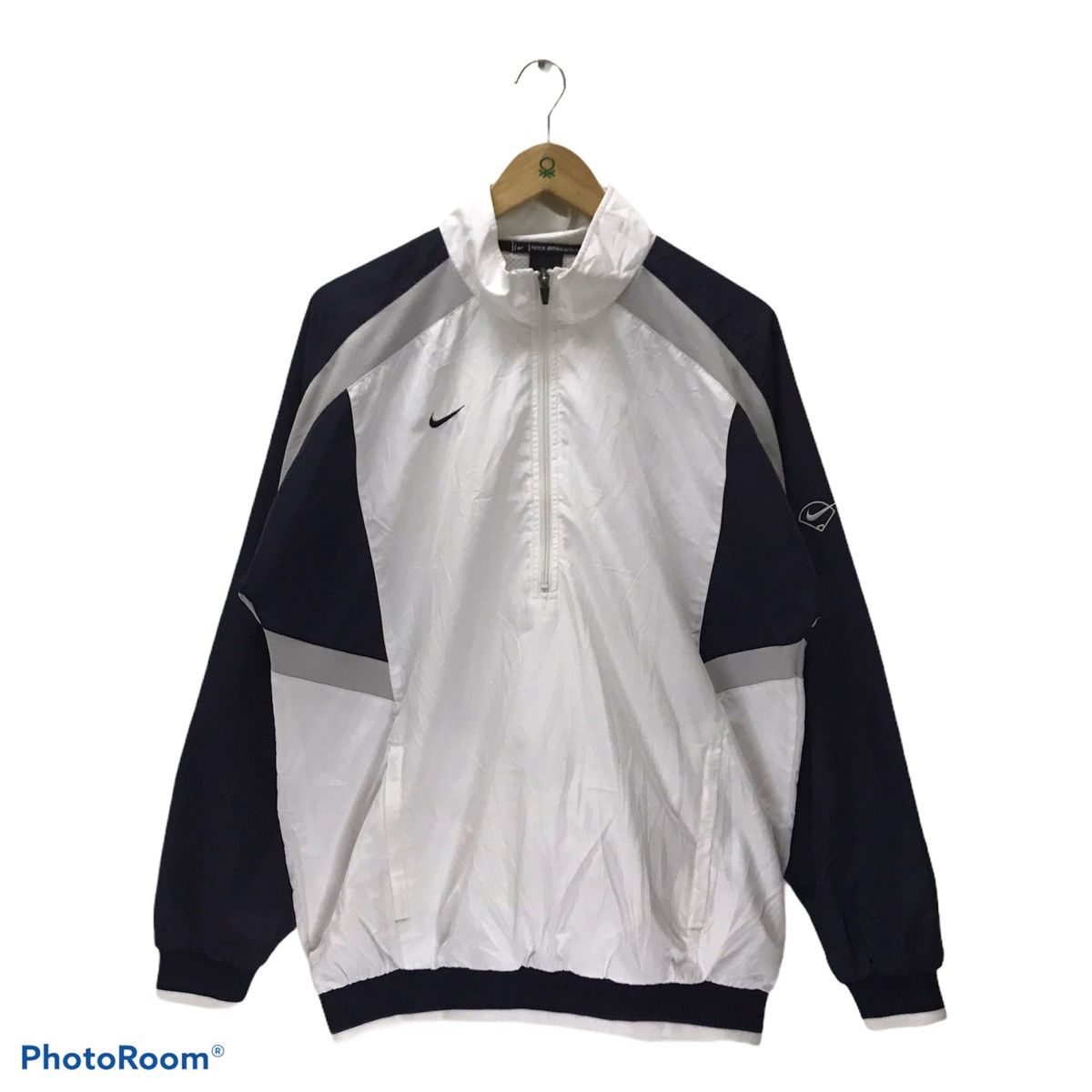 Nike Nike Windbreaker Half Zipper Size US L / EU 52-54 / 3 - 1 Thumbnail