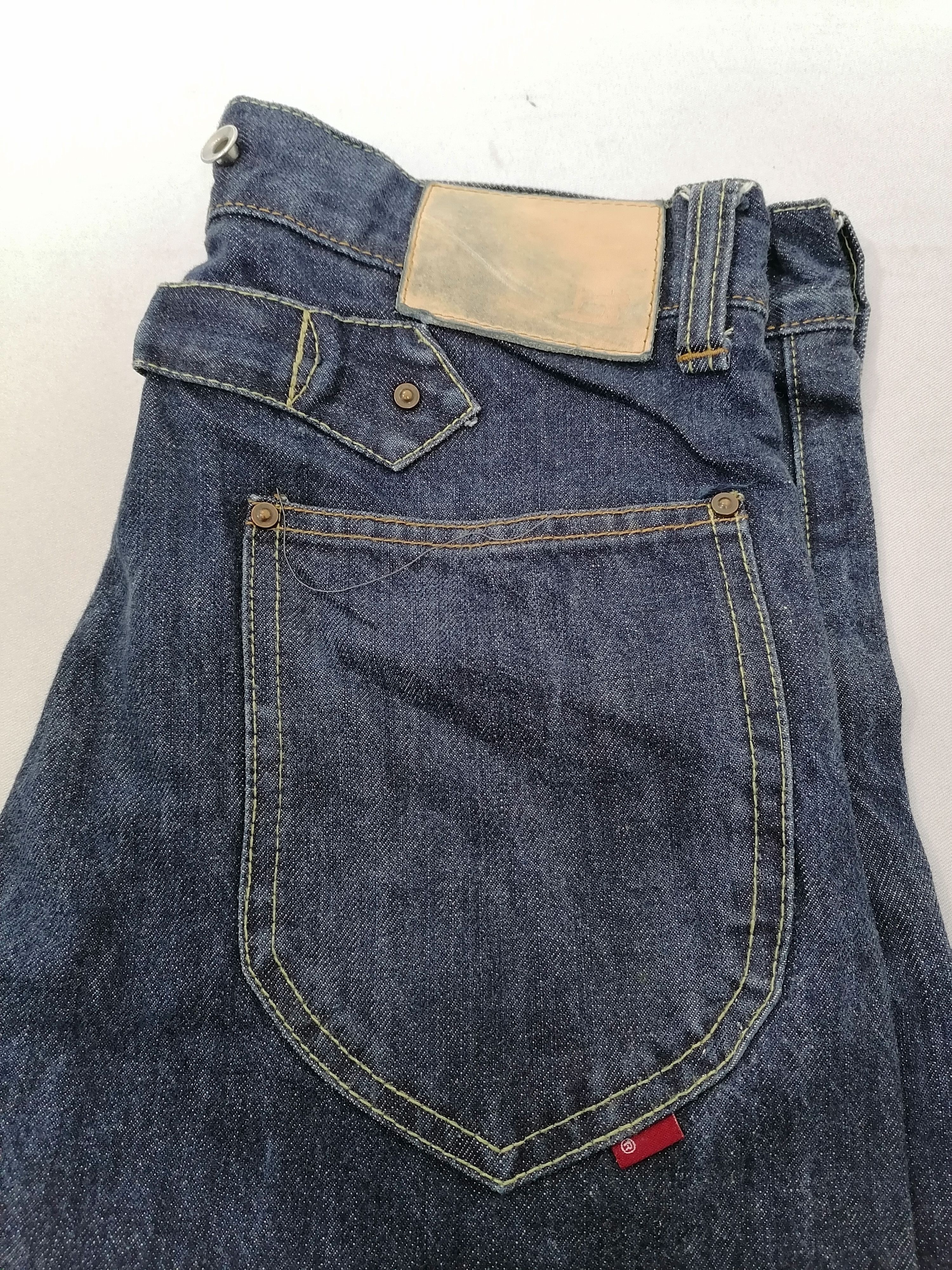 Japanese Brand Japan Brand Fly Button Denim Jeans Size US 31 - 6 Thumbnail