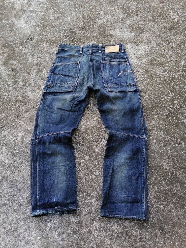 G-Star GStar Raw 3301 Fly Button Denim Jeans Size US 33 - 2 Thumbnail