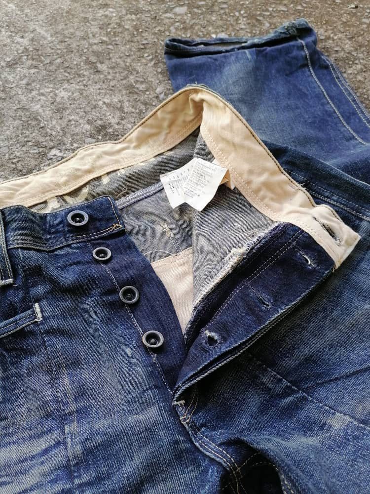 G-Star GStar Raw 3301 Fly Button Denim Jeans Size US 33 - 3 Thumbnail