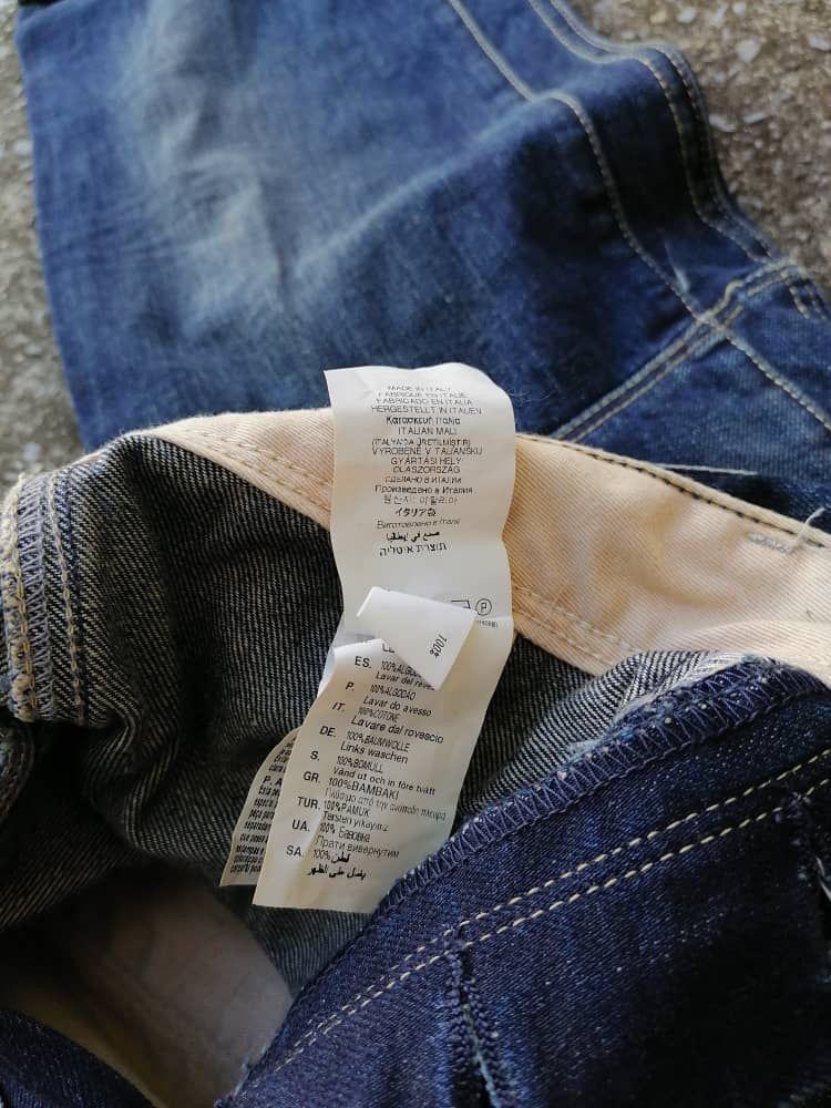 G-Star GStar Raw 3301 Fly Button Denim Jeans Size US 33 - 6 Thumbnail