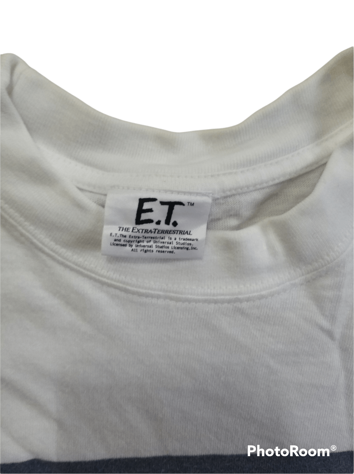 Universal Studios 🔥Very Rare Vintage ET 20th Anniversary White Tees Size US S / EU 44-46 / 1 - 5 Thumbnail