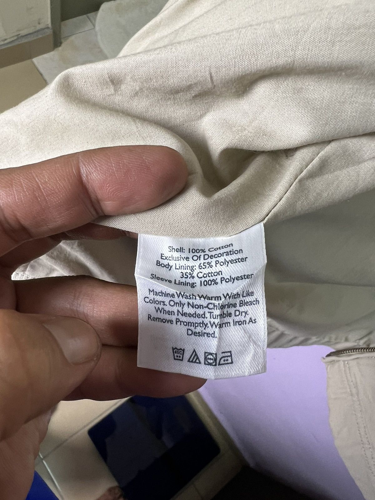 Eddie Bauer 🔥Eddie Bauer Khaki Zipper Chore Jacket Size US L / EU 52-54 / 3 - 15 Thumbnail