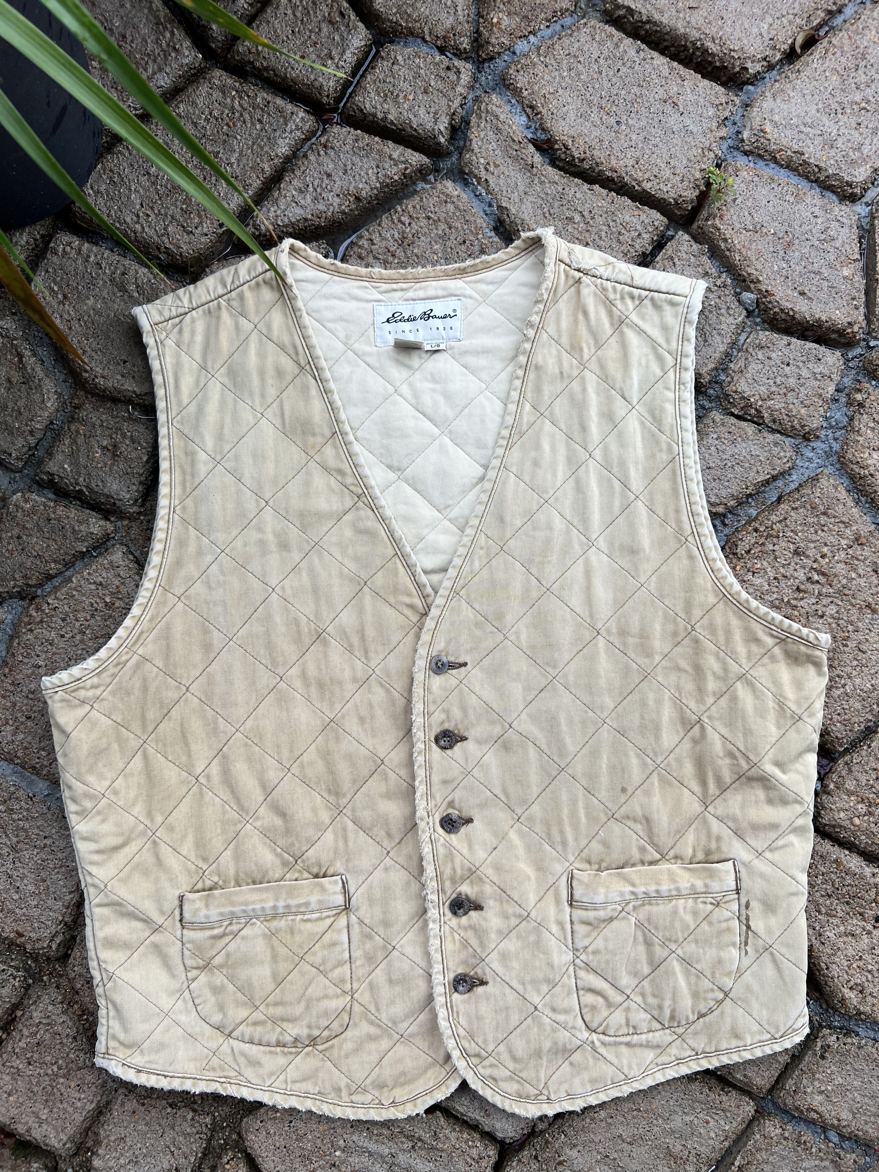 Eddie Bauer 🔥Rare Eddie Bauer Quilted Vest Size US L / EU 52-54 / 3 - 18 Thumbnail