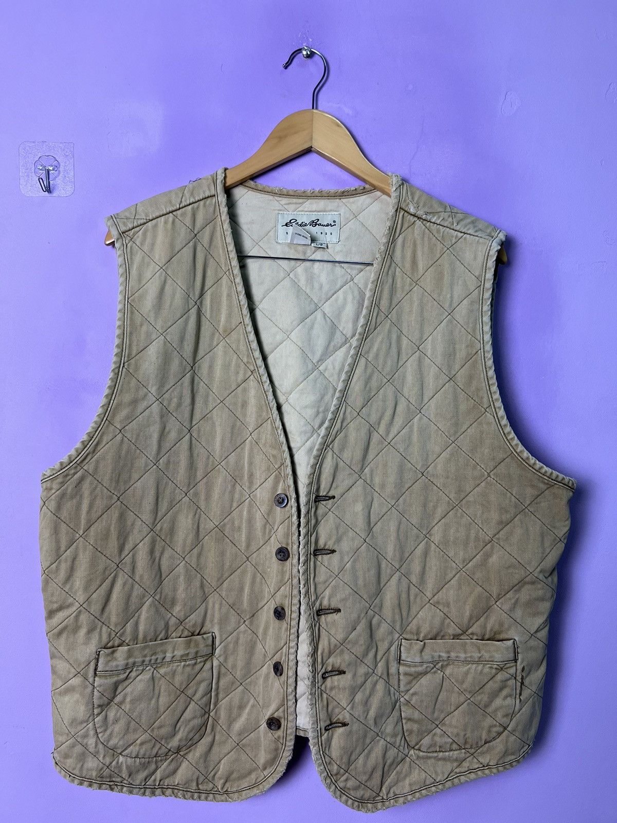 Eddie Bauer 🔥Rare Eddie Bauer Quilted Vest Size US L / EU 52-54 / 3 - 2 Thumbnail