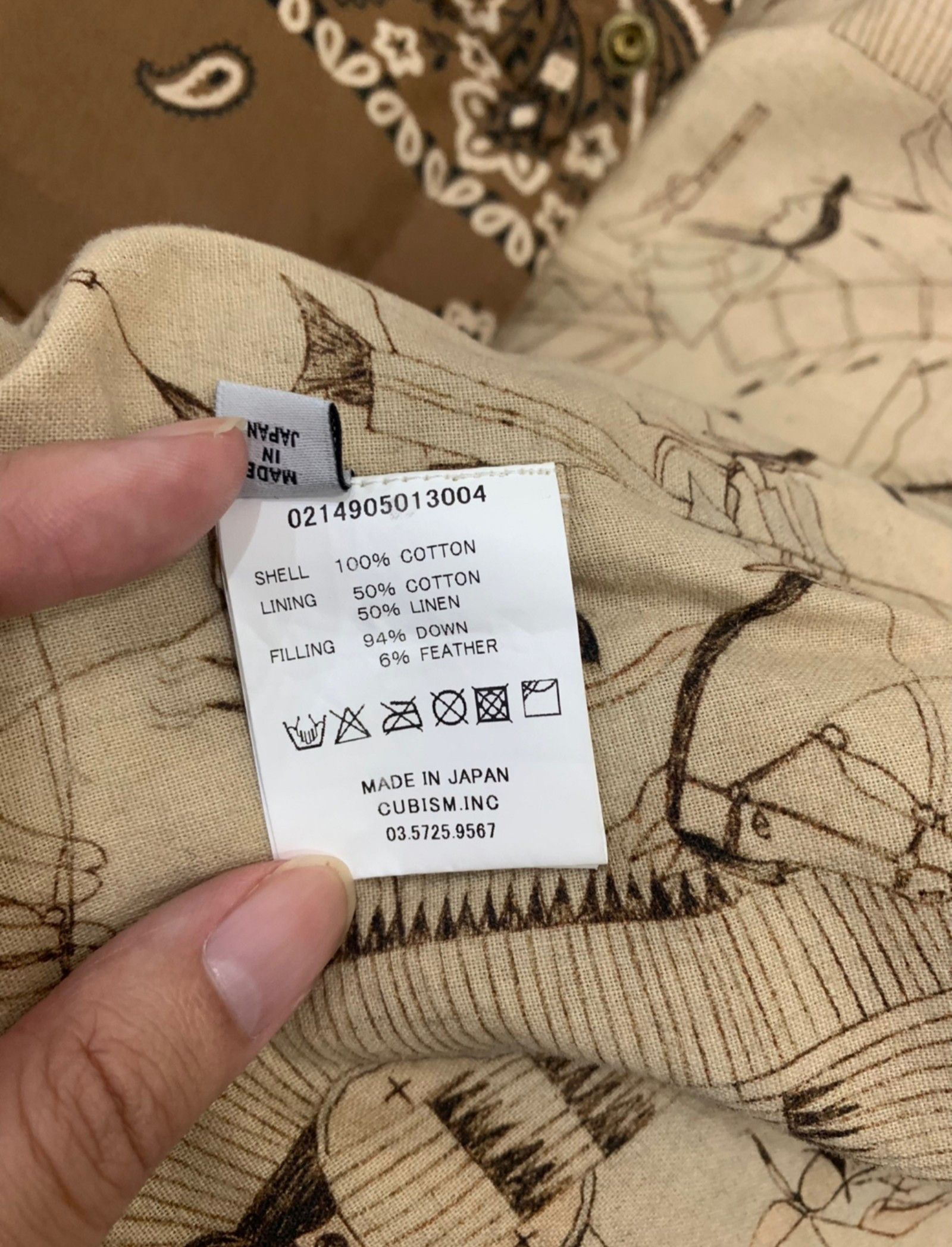 Visvim visvim ict bandana kerchief down jkt Size US L / EU 52-54 / 3 - 5 Thumbnail