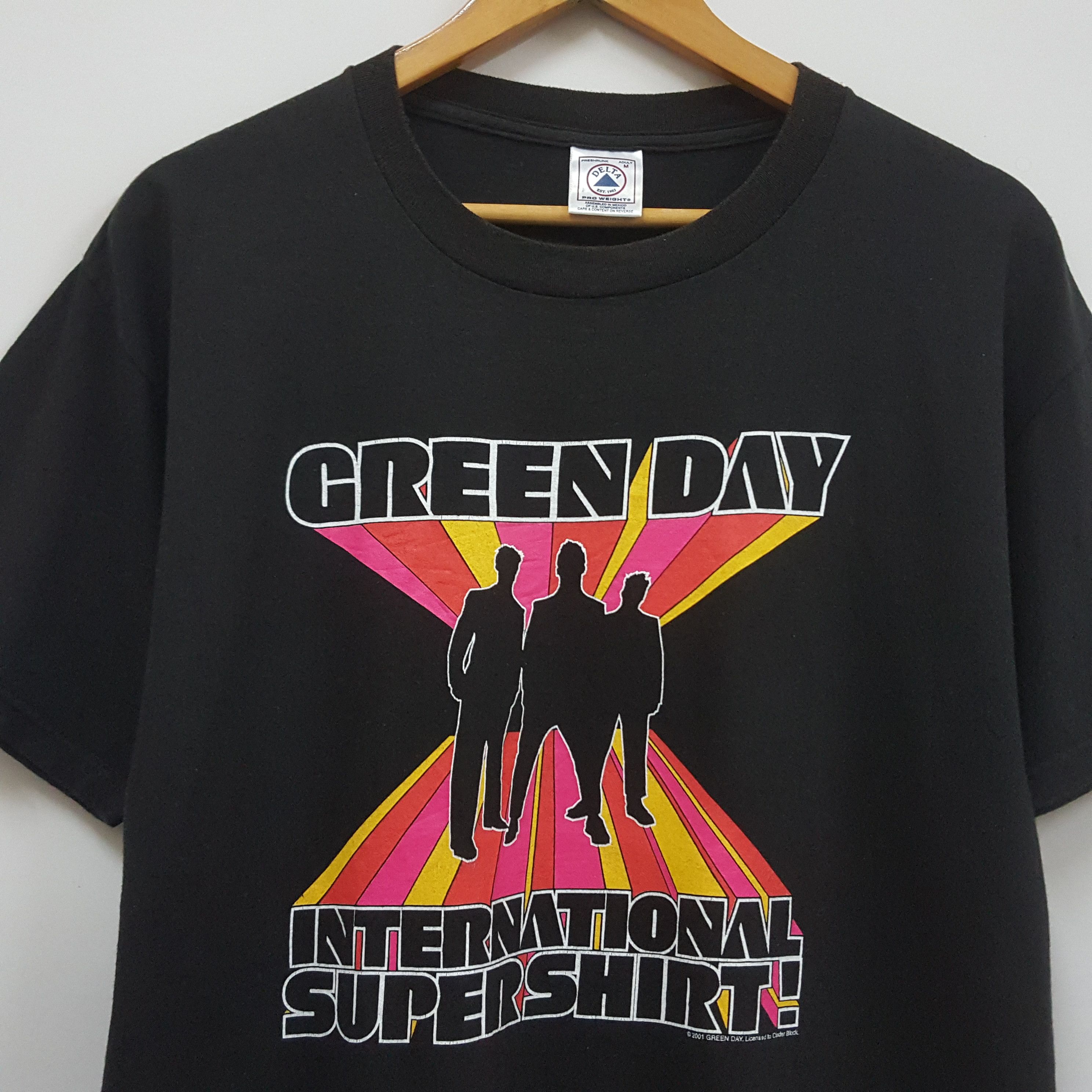 Band Tees × Vintage Vintage GREEN DAY American rock band design t-hirt Size US M / EU 48-50 / 2 - 4 Thumbnail