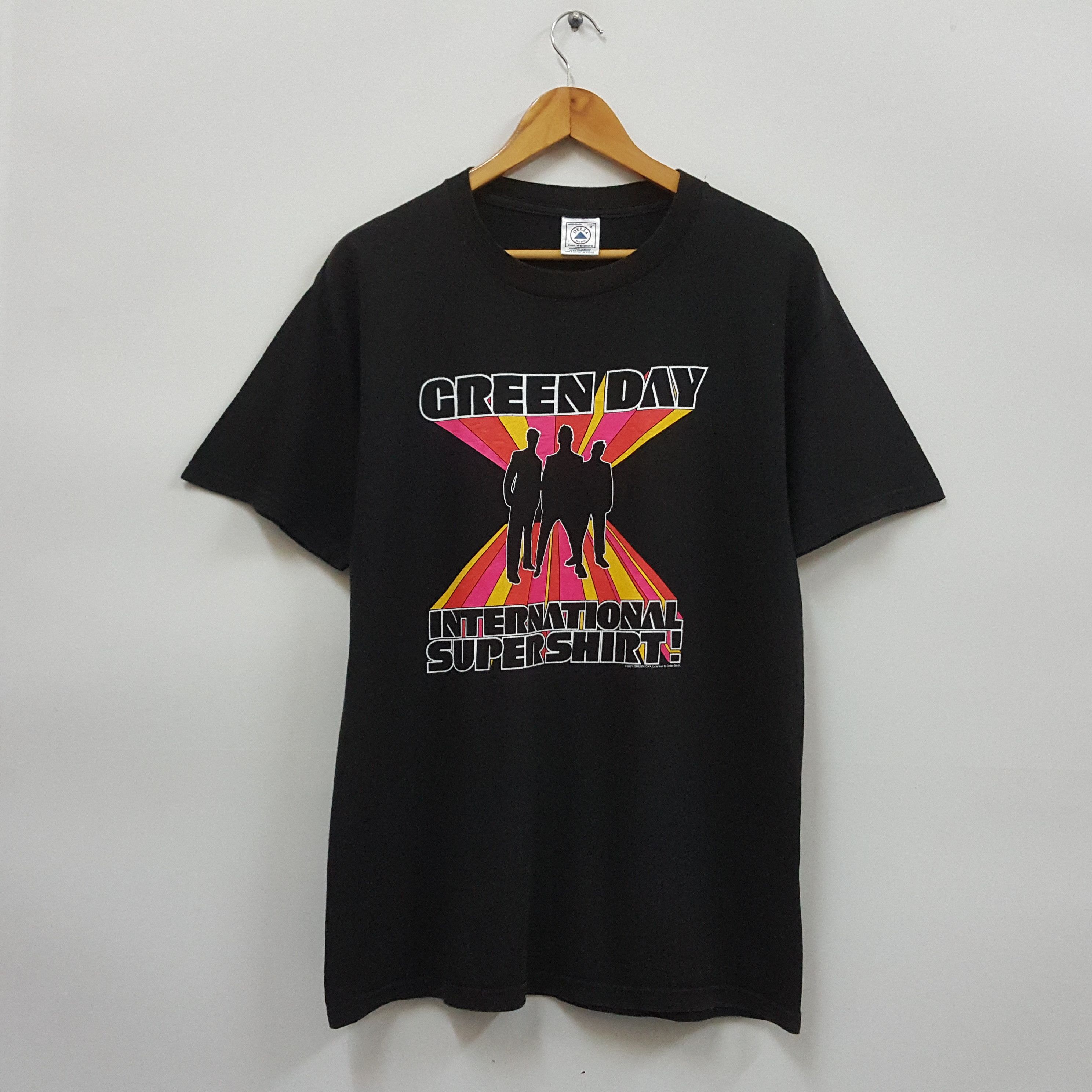 Band Tees × Vintage Vintage GREEN DAY American rock band design t-hirt Size US M / EU 48-50 / 2 - 1 Thumbnail
