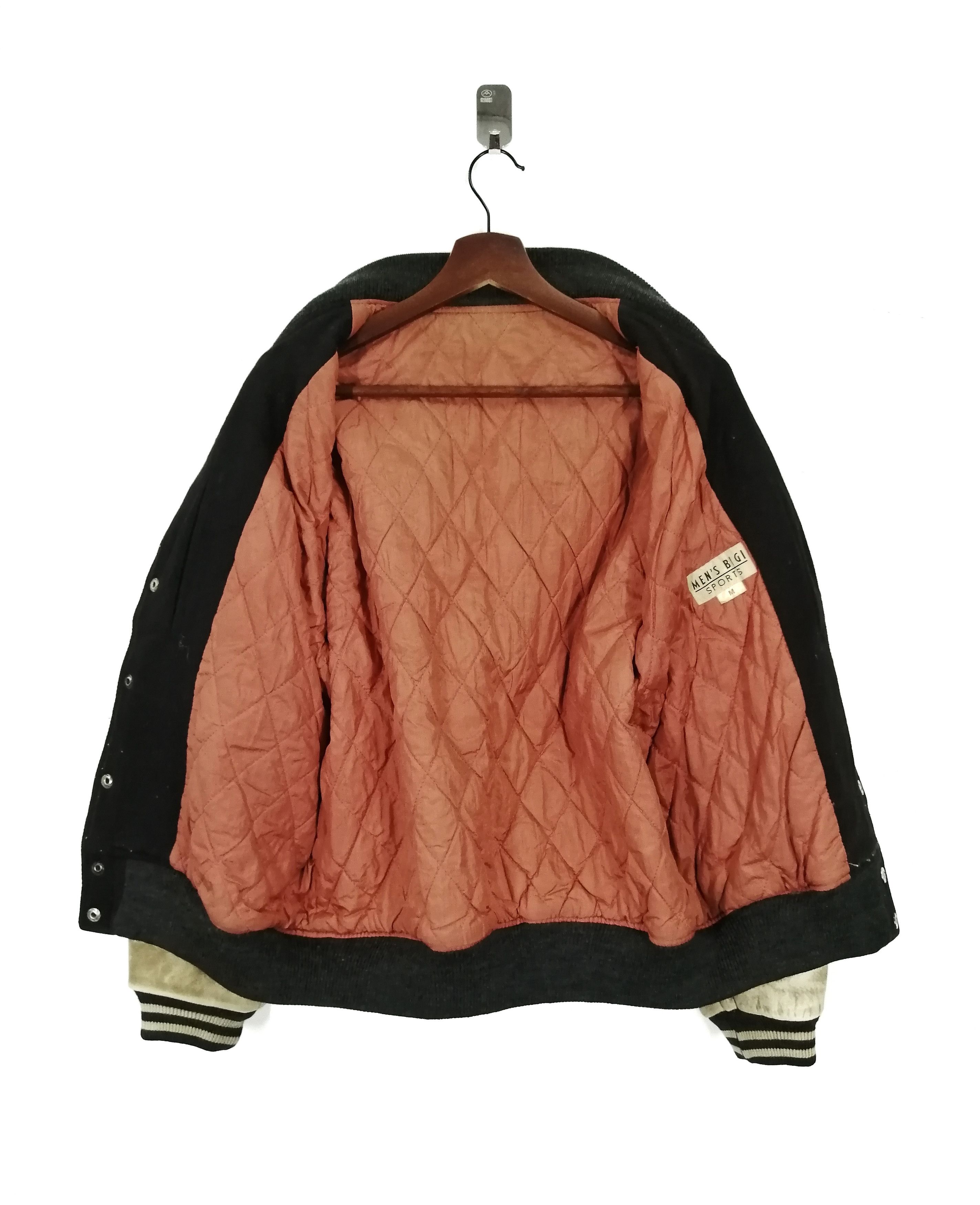 BIGI × yoshie inaba Vintage Wool Leather Letterman Varsity Jacket by BIGI Size US M / EU 48-50 / 2 - 5 Thumbnail
