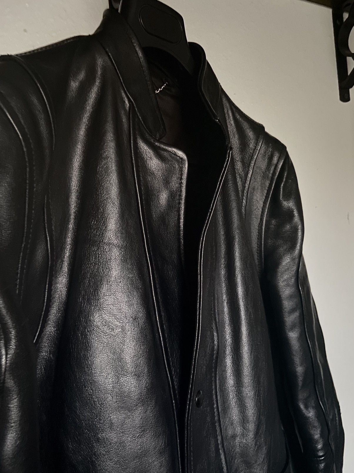 Balenciaga Leather Moto Jacket Size US M / EU 48-50 / 2 - 3 Thumbnail