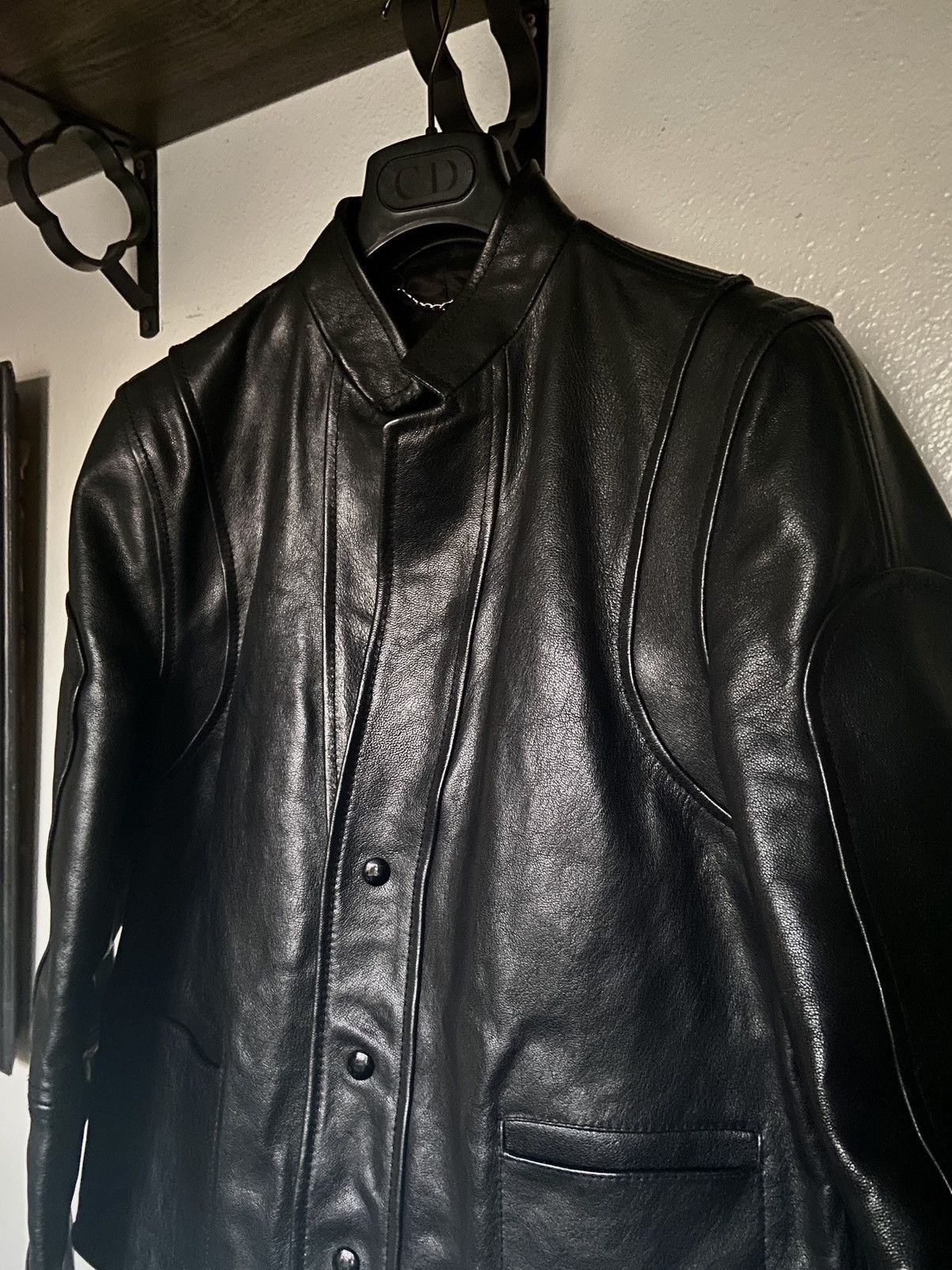 Balenciaga Leather Moto Jacket Size US M / EU 48-50 / 2 - 2 Thumbnail