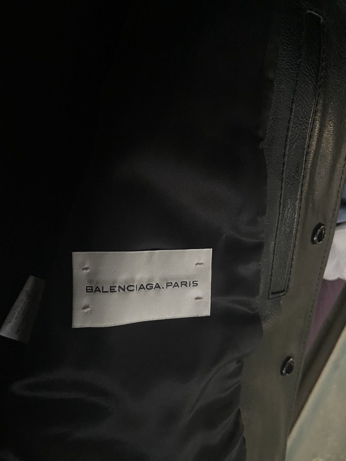 Balenciaga Leather Moto Jacket Size US M / EU 48-50 / 2 - 7 Thumbnail