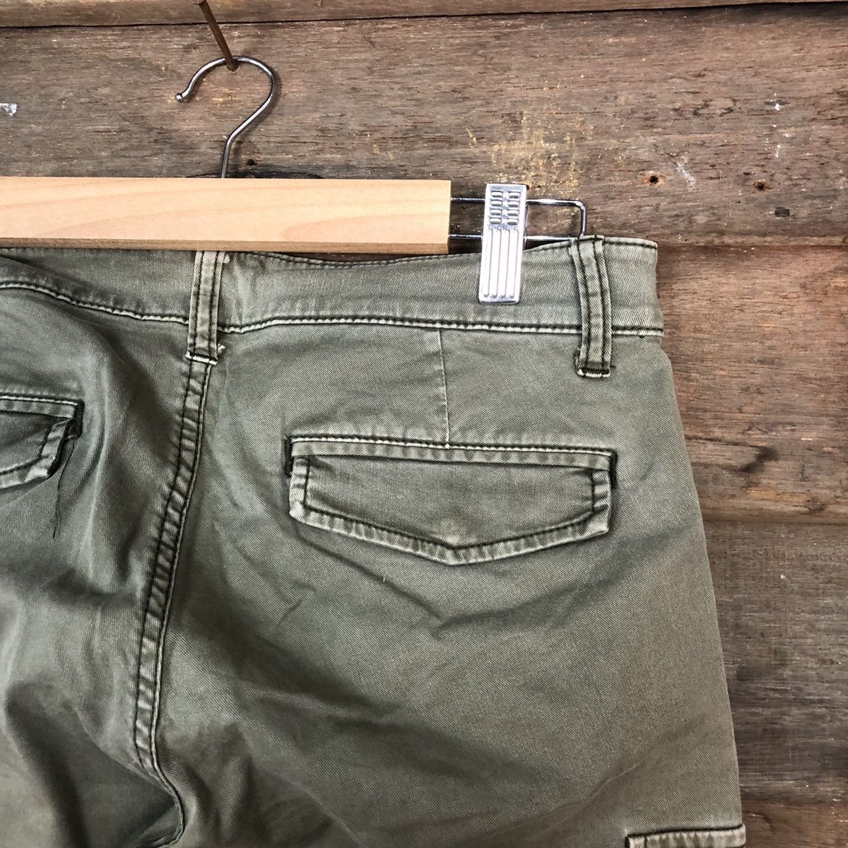Faded Glory DLL Uniqlo faded Green Cargo Multipocket Pants #1531 Size 27" / US 4 / IT 40 - 13 Thumbnail